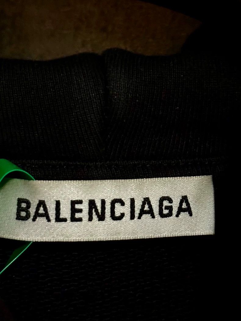 Balenciaga Balenciaga Black Coke Print Hoodie Hoodie Size US XS / EU 42 / 0 - 3 Thumbnail
