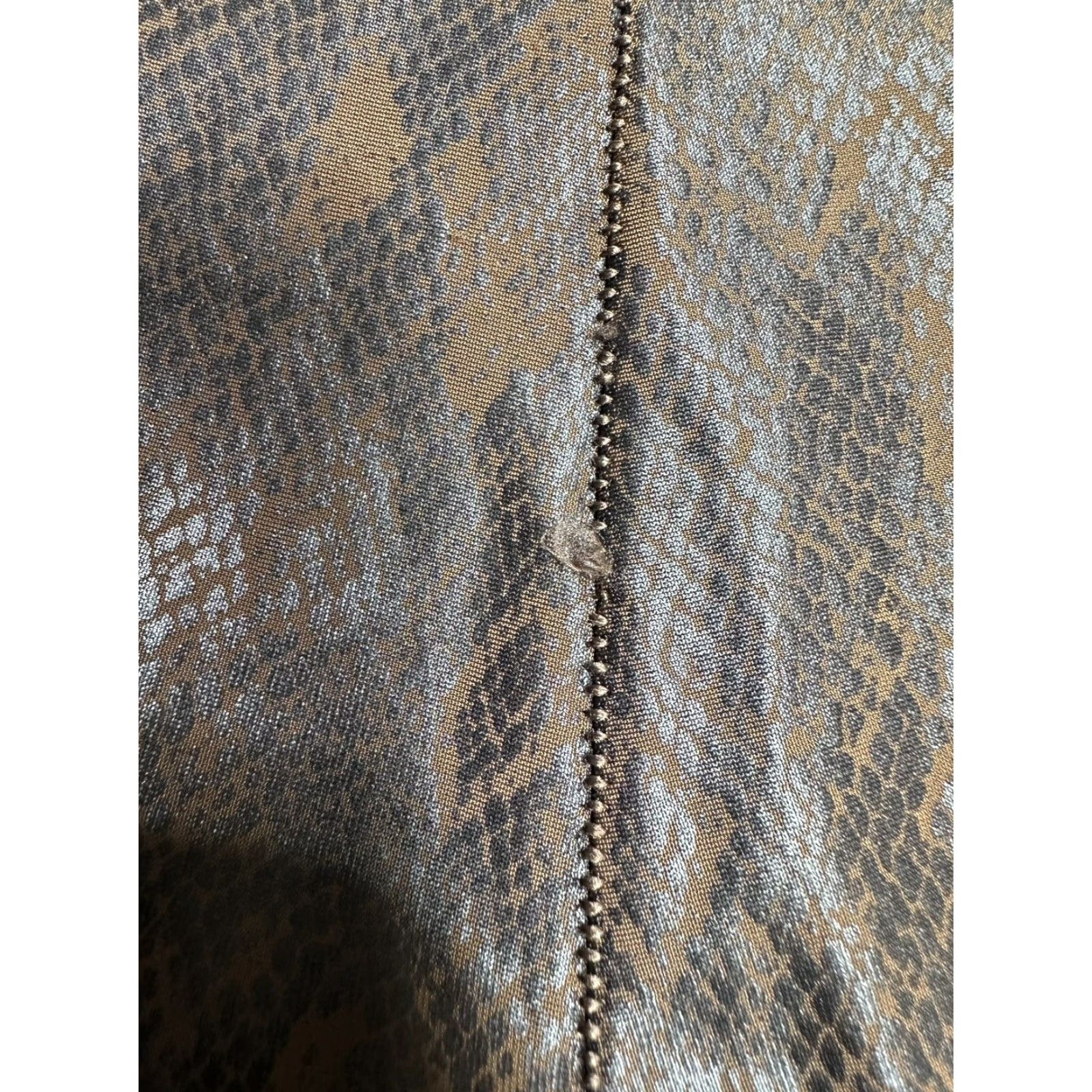 Spanx Spanx Leggings Woman Medium Brown Faux Leather Snakeskin Animal Print Jegging Smart Details: Snake Pattern, Regular Size, M Size 32" / US 10 / IT 46 - 6 Thumbnail