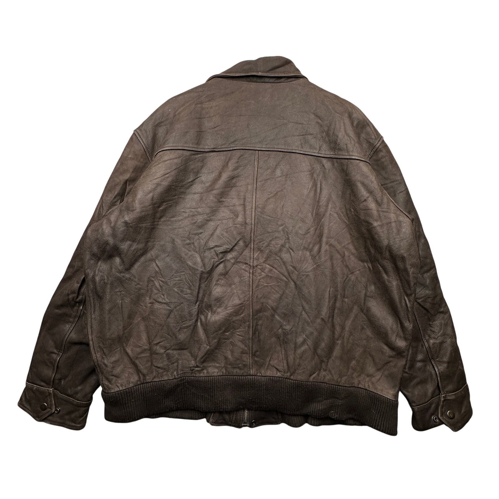 Cherokee Vintage Cherokee Leather Jacket Mens XXL Brown Quilted Size US XXL / EU 58 / 5 - 2 Thumbnail