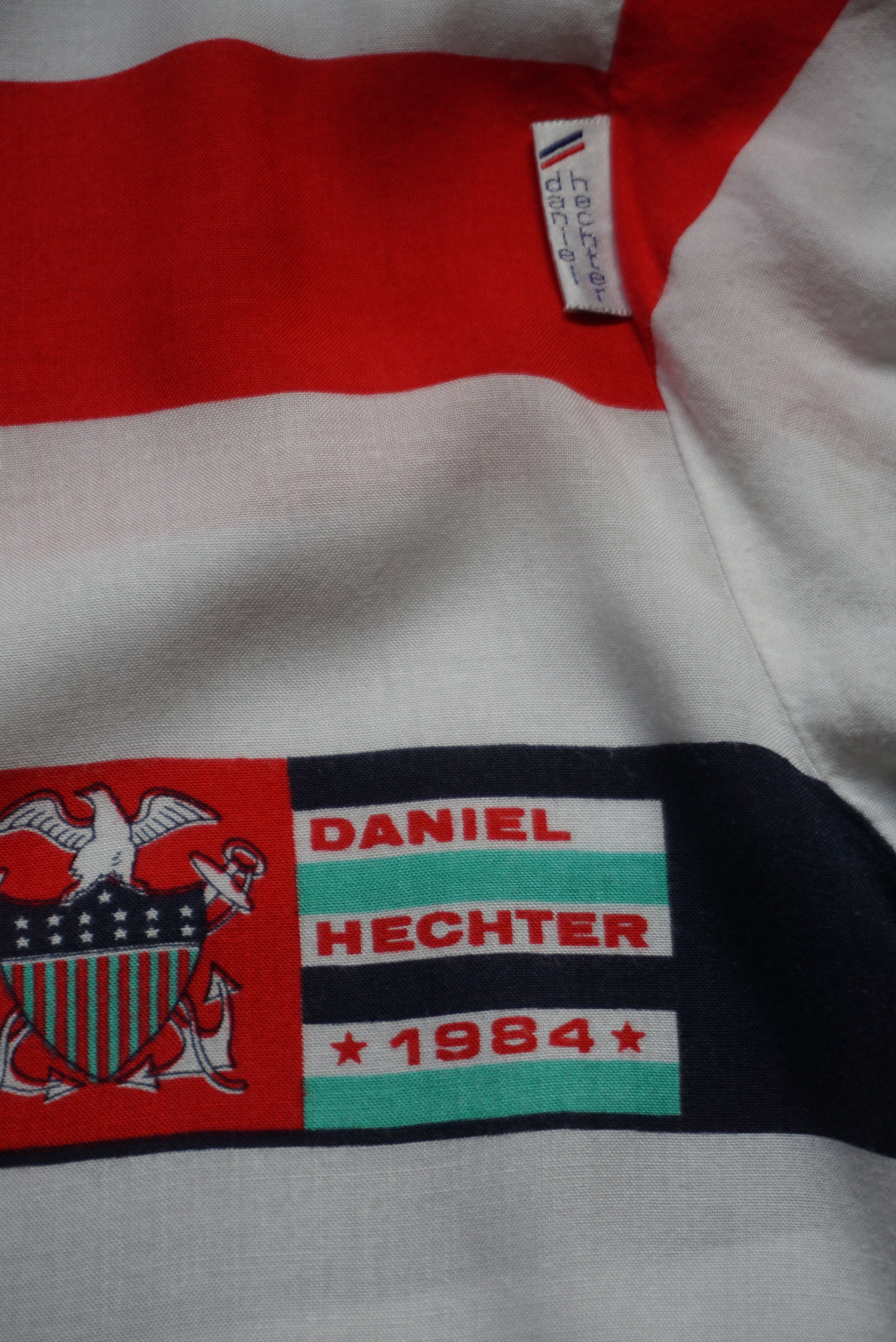 Daniel Hechter Men true vintage funky striped short sleeved shirt 80s 90s Size US S / EU 44-46 / 1 - 15 Thumbnail