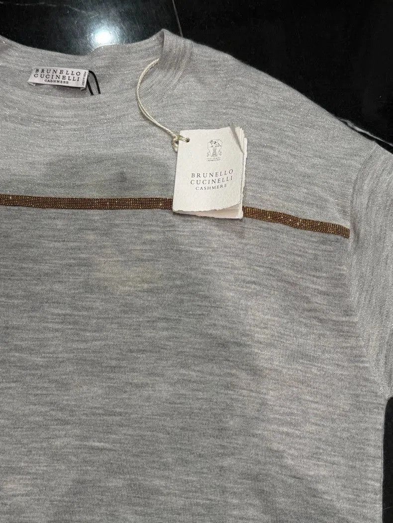 Brunello Cucinelli Brunello Cucinelli Crewneck Short-Sleeve Top. Size US S / EU 44-46 / 1 - 2 Thumbnail