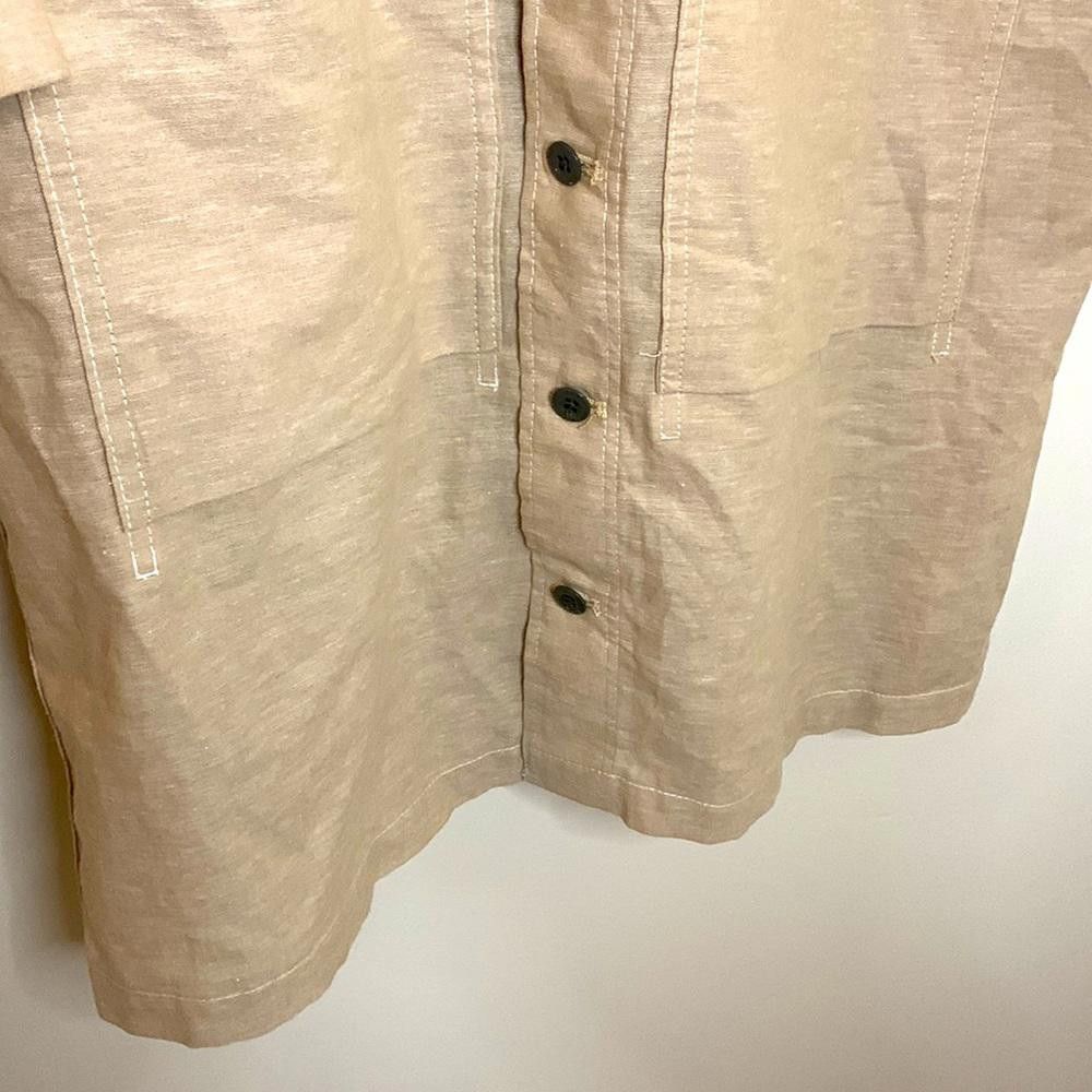 Designer G-Star RAW - Reg Fit Boxy Shirt- Large -77% Cotton 23% Linen Size US L / EU 52-54 / 3 - 4 Thumbnail