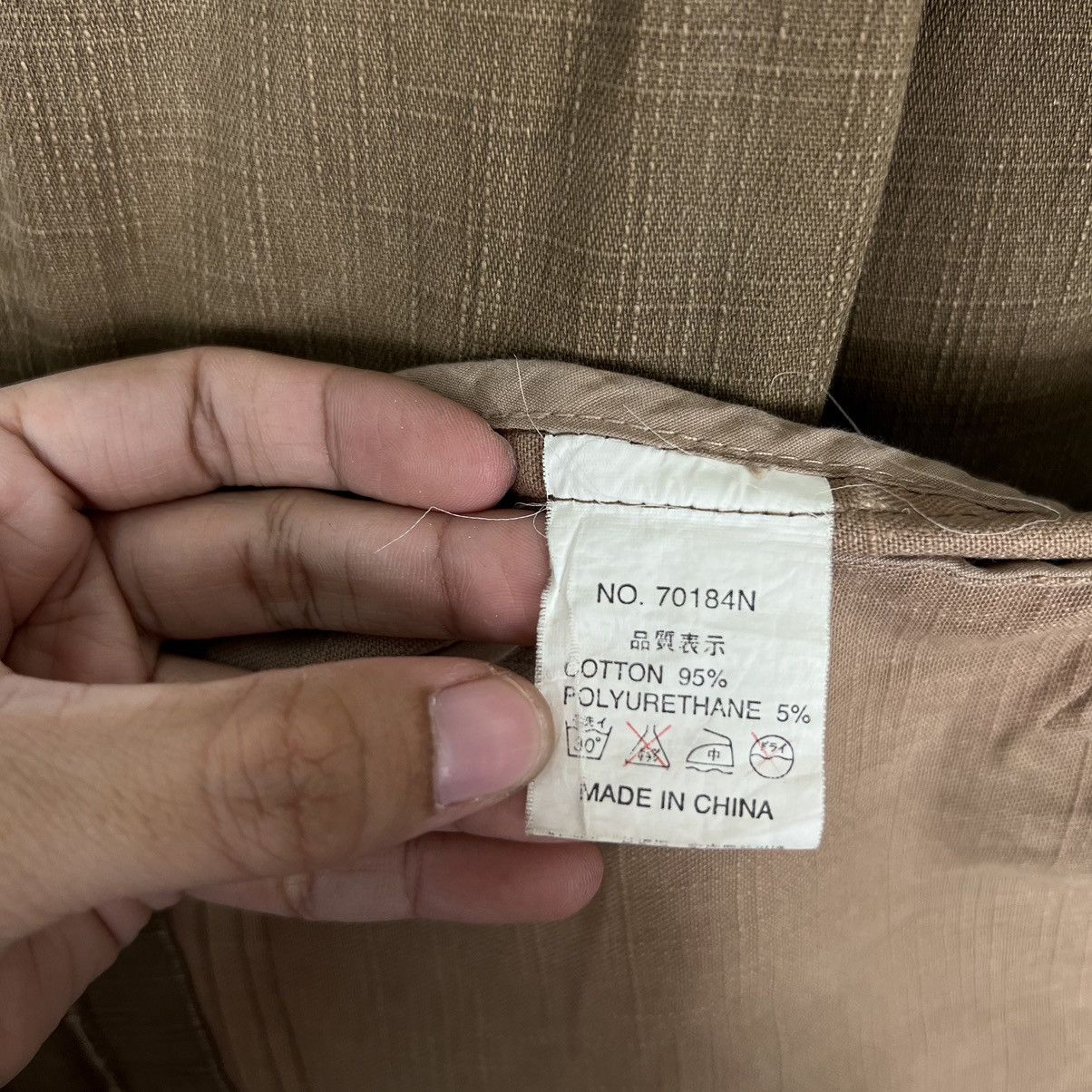 In The Attic 🔥 IN THE ATTIC KHAKI BROWN INDIGO JACKET Size US L / EU 52-54 / 3 - 14 Thumbnail