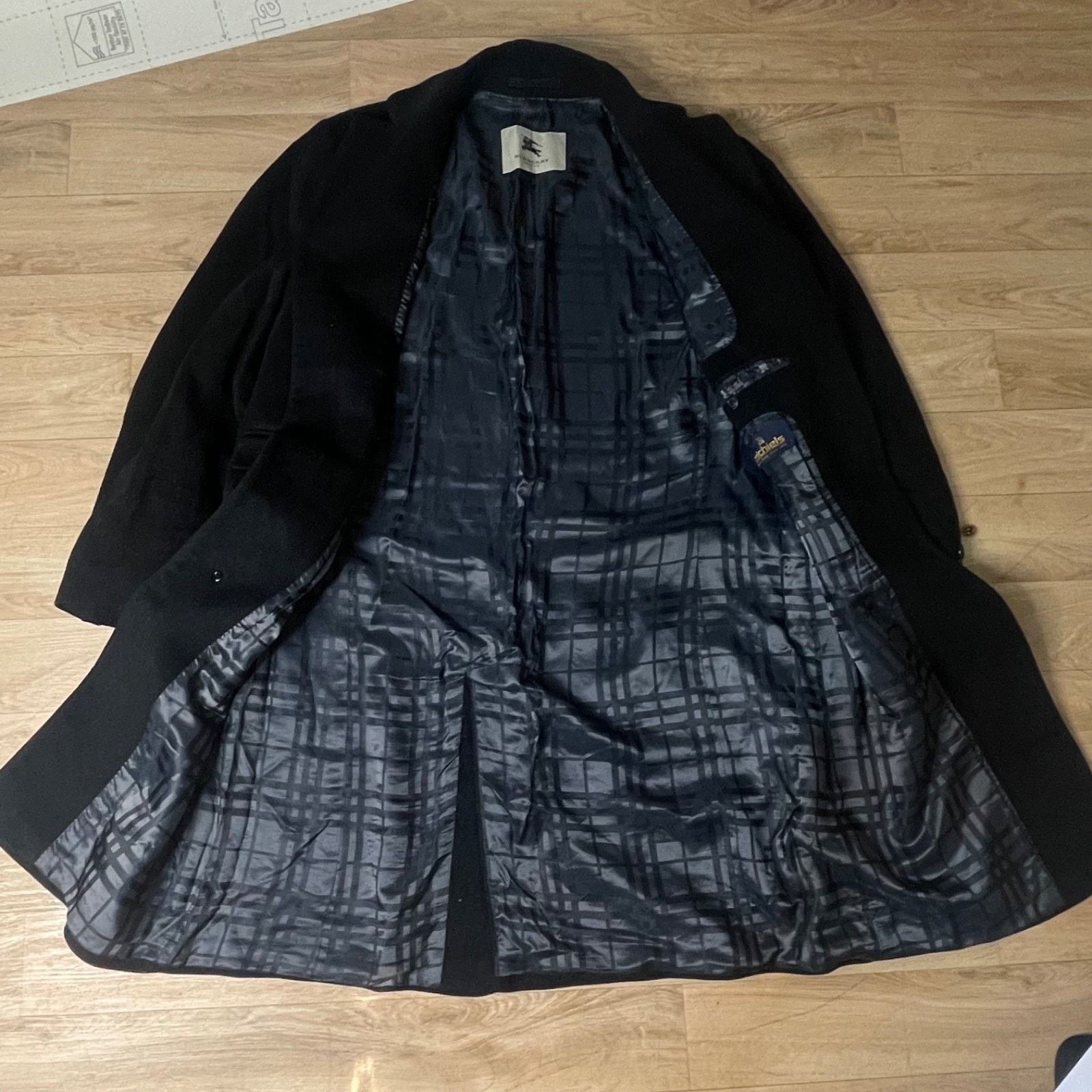 Burberry Burberry Trench Coat NOVA CHECK CASHEMERE VIRGIN WOOL Size US L / EU 52-54 / 3 - 3 Thumbnail