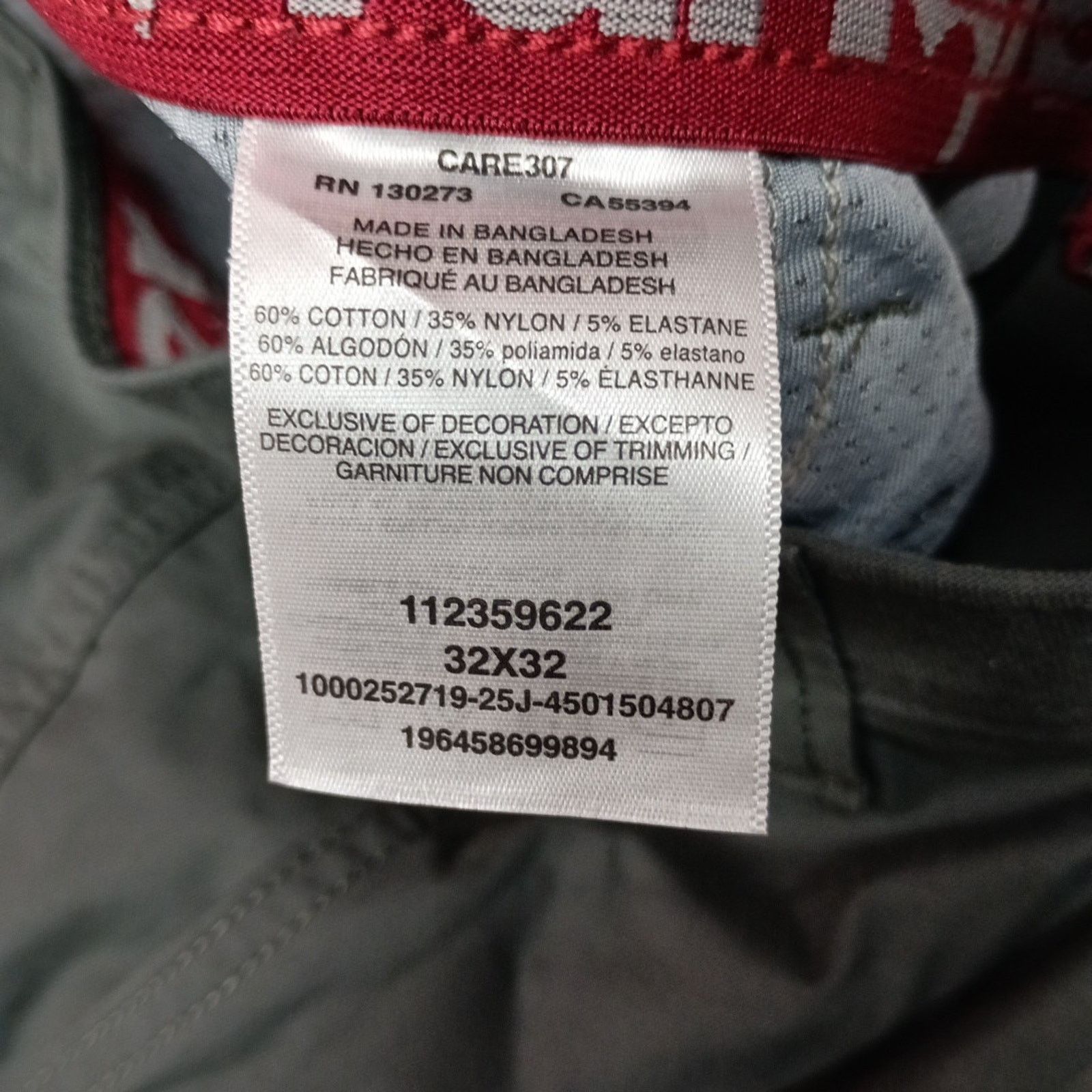 Wrangler Wrangler Outdoor All Terrain Chino Pants Men Size 32x32 Gray Size US 32 / EU 48 - 5 Thumbnail