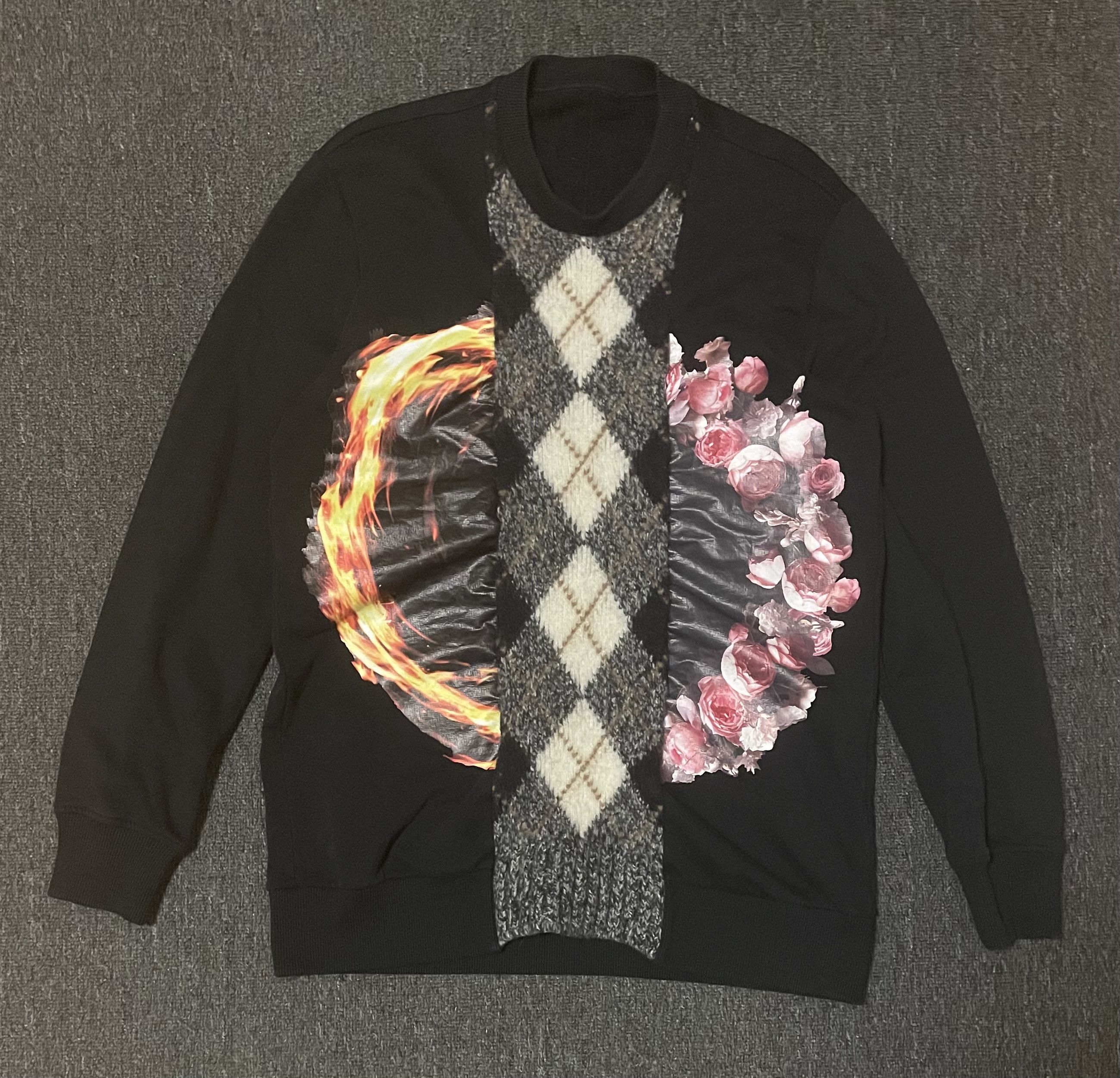 Givenchy Givenchy sweater patchwork sweatshirt size M Size US M / EU 48-50 / 2 - 2 Thumbnail