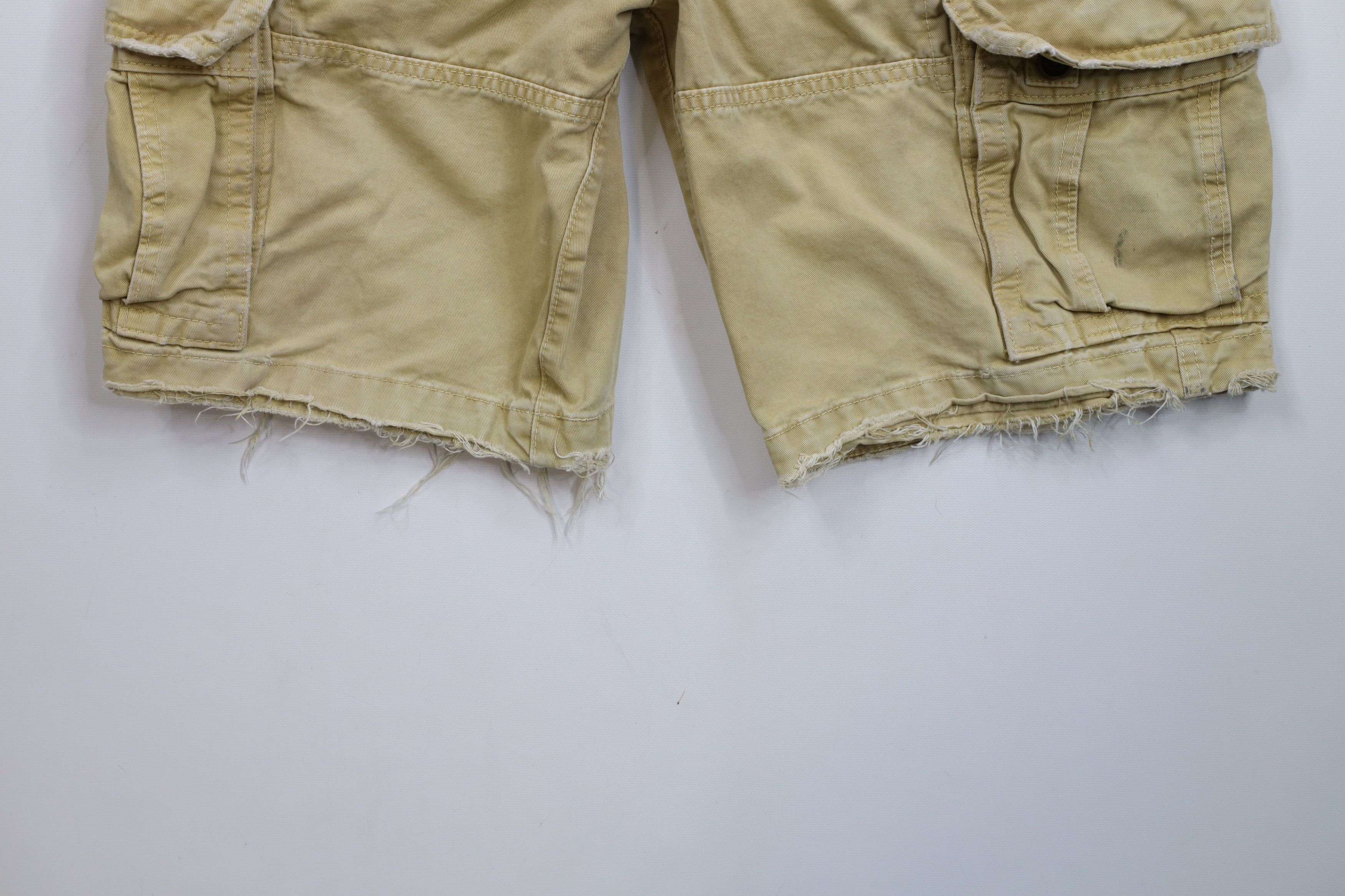 Abercrombie & Fitch × Vintage Vintage Abercrombie & Fitch Button Fly Heavy Cargo Shorts Size US 33 - 4 Thumbnail
