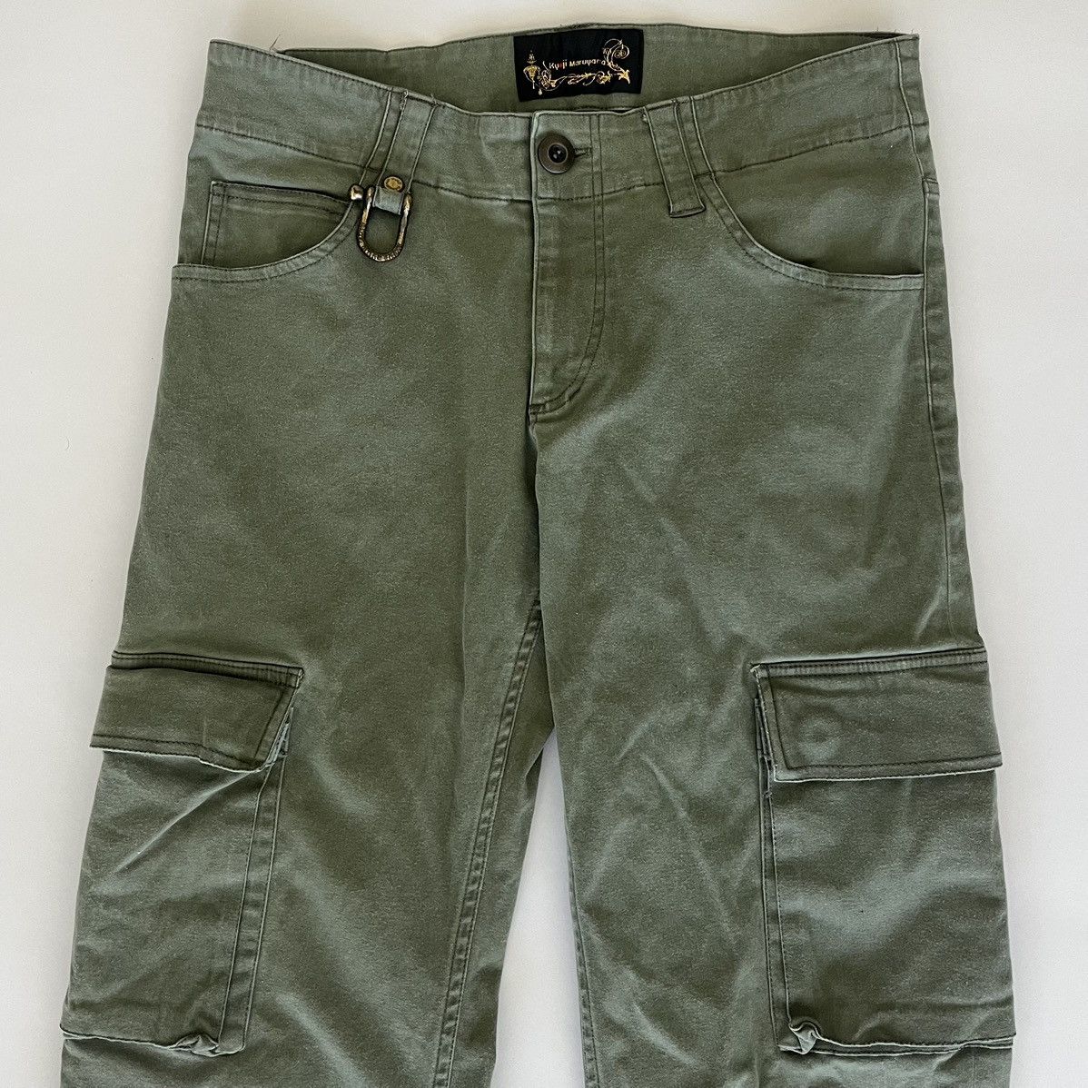 Japanese Brand Kyoji Maruyama SS09 Flared Military Cargo Pants Size US 30 / EU 46 - 3 Thumbnail