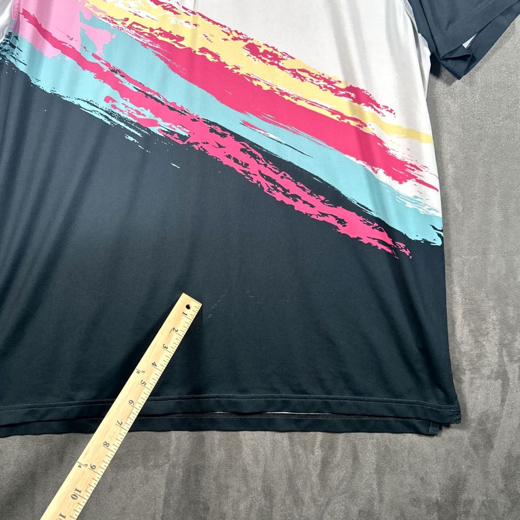 Chubbies Chubbies Polo Shirt Mens XXL Retro Golf Performance Stretch Multicolor 80s Size US XXL / EU 58 / 5 - 5 Thumbnail
