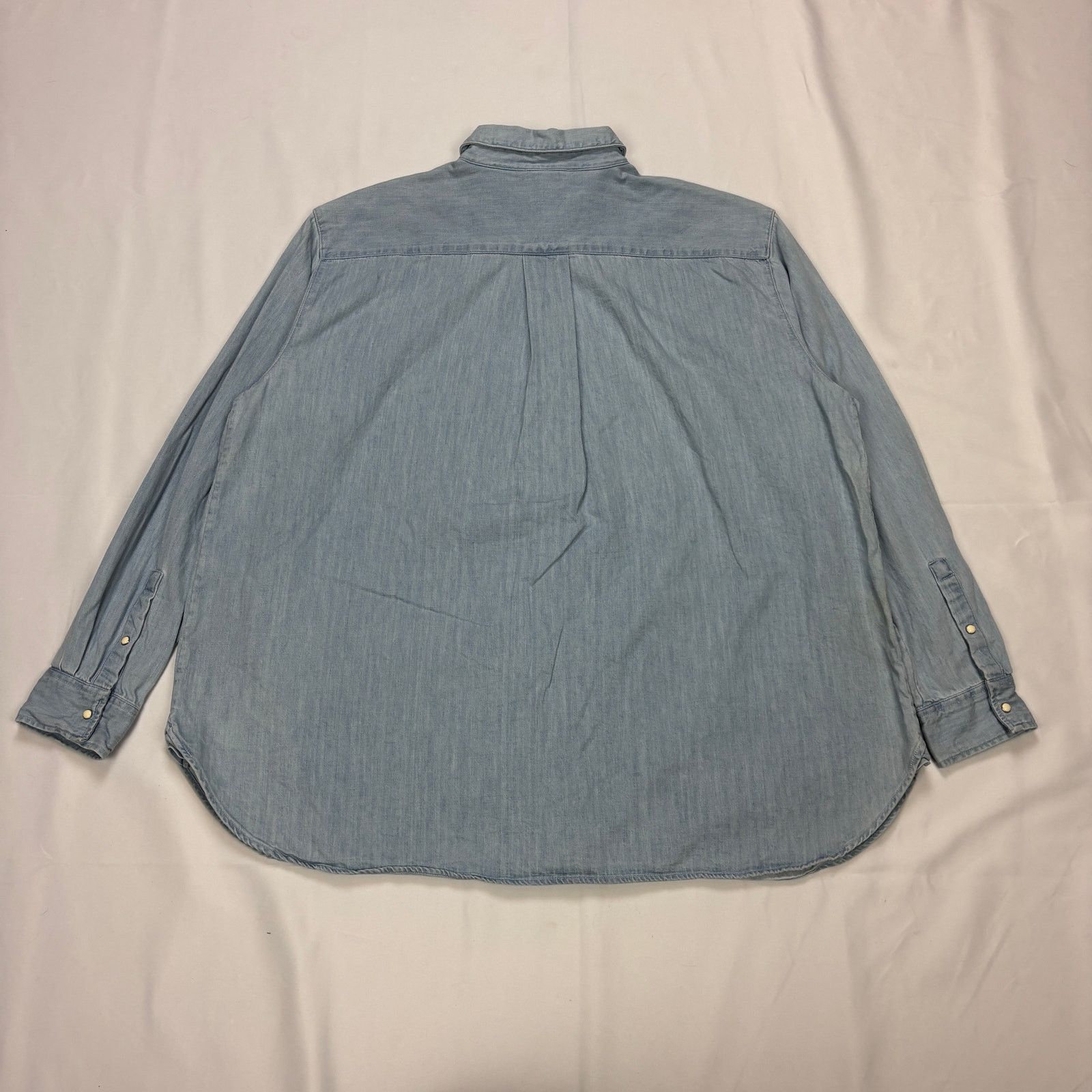 Sezane Sezane Embroidered Tomboy Oversized Button Up Shirt 42 Size M / US 6-8 / IT 42-44 - 4 Thumbnail