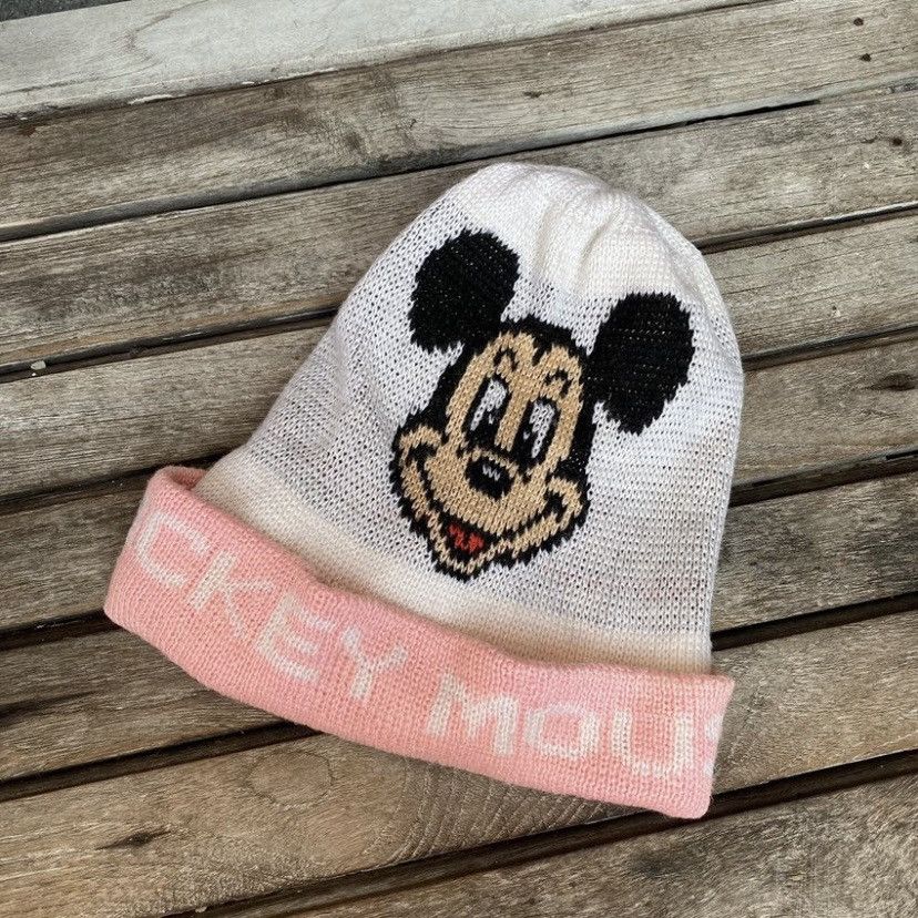 Japanese Brand × Mickey Mouse × Vintage Mickey Mouse unique beanie hat Size ONE SIZE - 2 Thumbnail