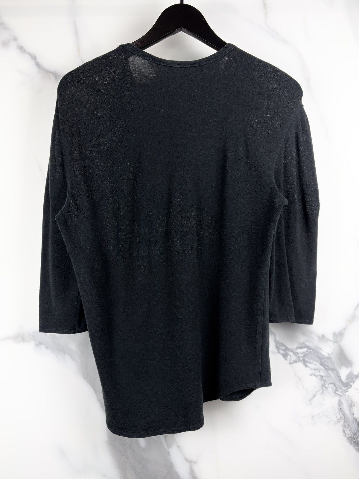 Raf Simons SS98 Raf Simons Black Palms Tree Logo 3/4 Sleeve Tshirt Size US M / EU 48-50 / 2 - 2 Thumbnail