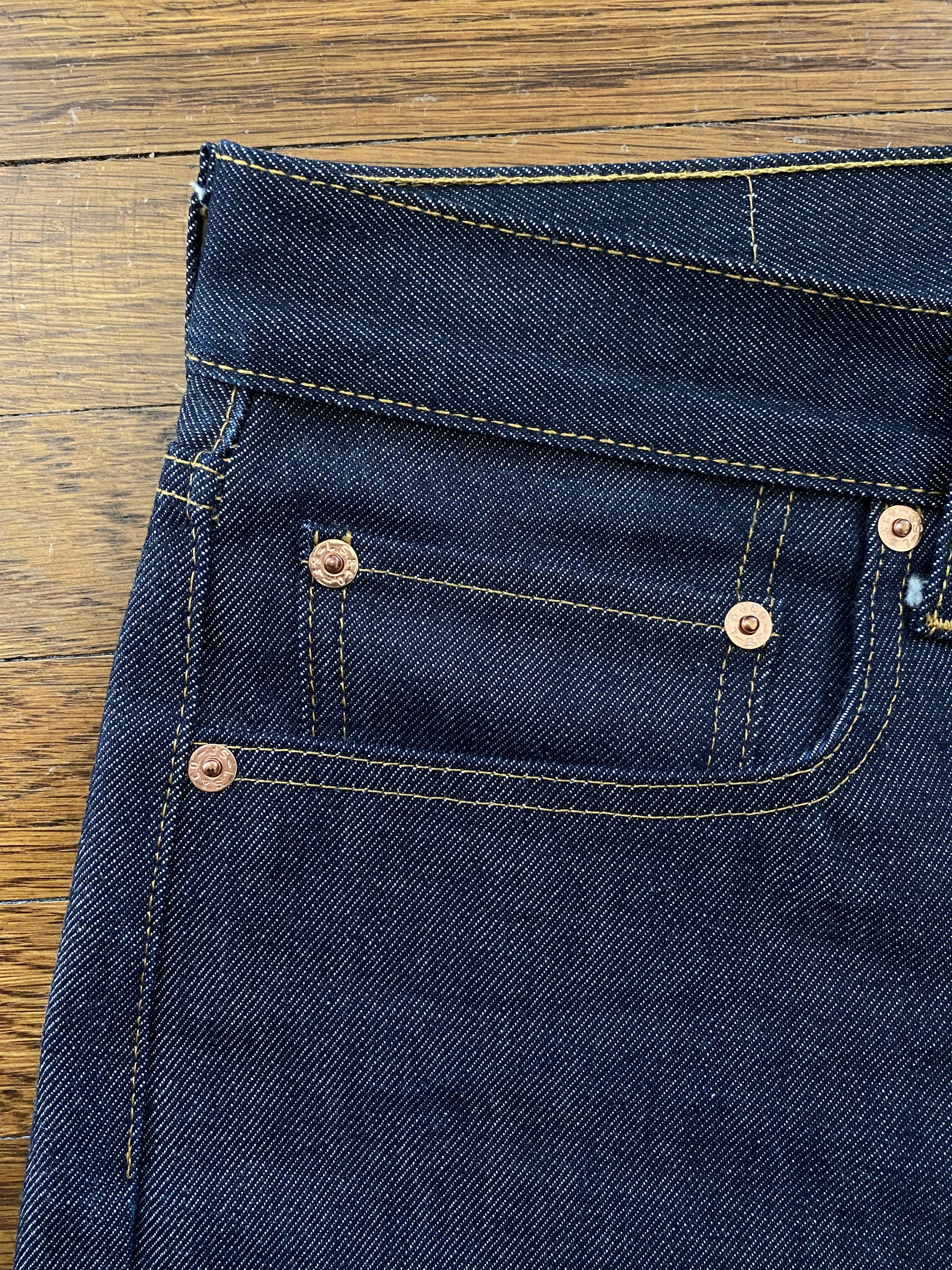 Levi's × Levi's Vintage Clothing × Vintage 1954 501® Original Fit Selvedge Men's Jeans Size US 36 / EU 52 - 4 Thumbnail