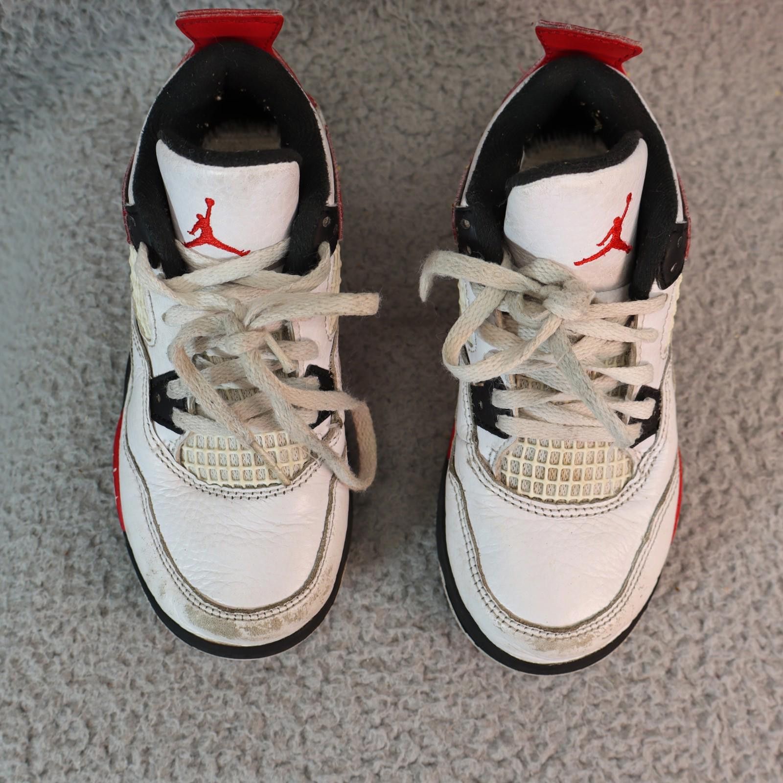Jordan Brand Retro Jordan 4 Red Cement Child Size 12c Bred Size US 12 / EU 45 - 3 Thumbnail
