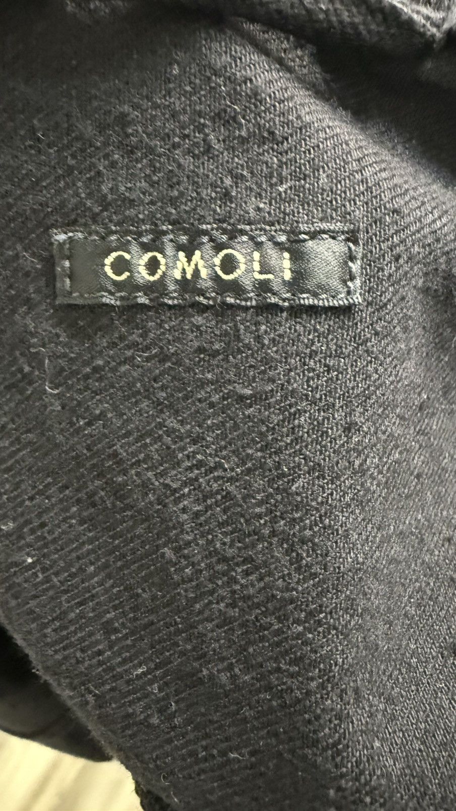 Comoli Rare Comoli 20AW Black Type 1 Denim Jacket Size XL Size US XL / EU 56 / 4 - 10 Thumbnail