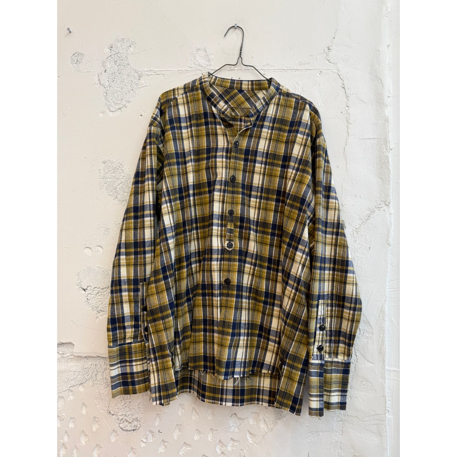 トップス Greg Lauren FLANNEL STUDIO SHIRT size3 Greg Lauren Greg Lauren SAMPLE Plaid Classic Studio Shirt | Grailed