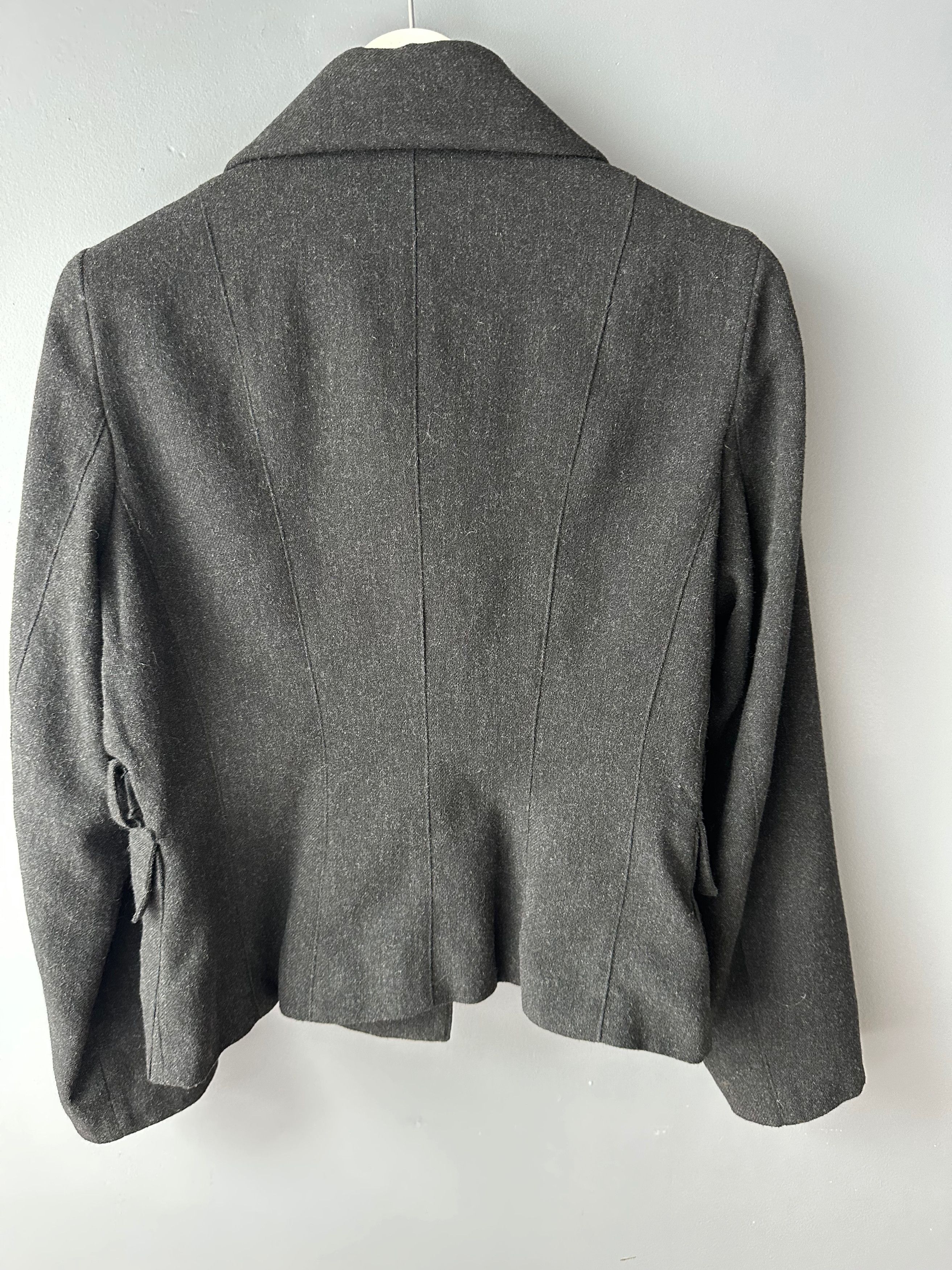 Ivan Grundahl Ivan Grundahl IT38 Wool Jacket Blazer Avant Garde Size XS / US 0-2 / IT 36-38 - 8 Thumbnail