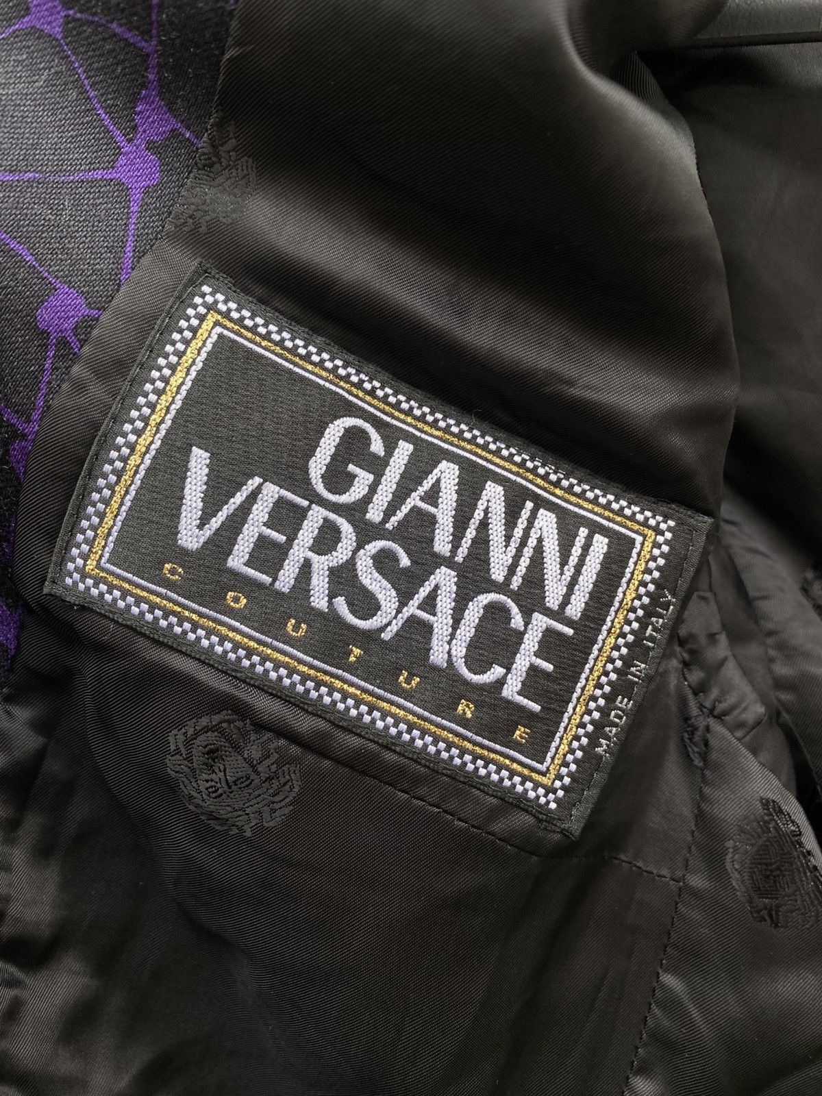 Versace Rare A/W 1996 Versace Couture Web Blazer Size M / US 6-8 / IT 42-44 - 21 Thumbnail