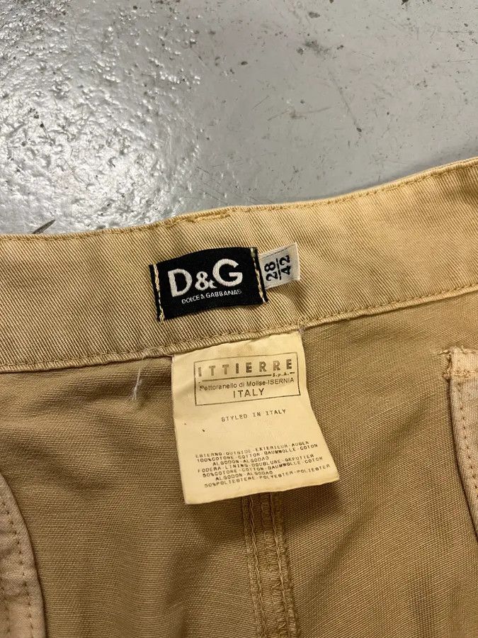 Dolce & Gabbana SS2003 Dolce & Gabbana Multi-Pocket Combat Beige Cargo Pants Size US 32 / EU 48 - 11 Thumbnail