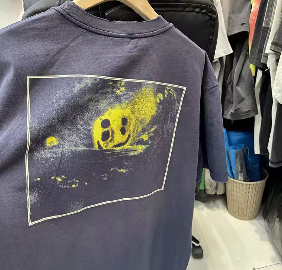 Vintage Washed Blue Smashing Pumpkin Graphics Printed T Shirt Size US S / EU 44-46 / 1 - 5 Thumbnail