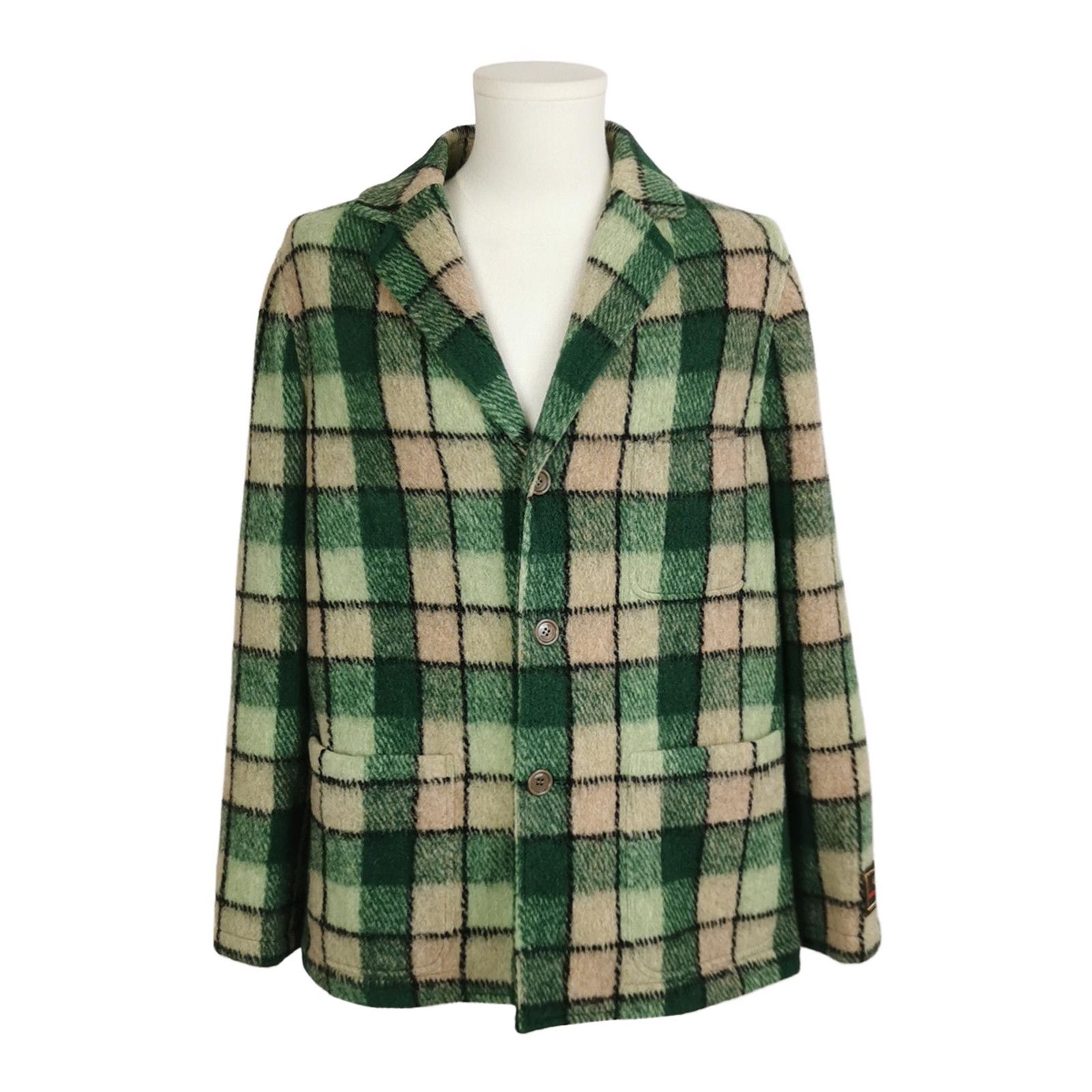 Gucci Gucci Plaid Wool Blend Jacket Size 46 Size US S / EU 44-46 / 1 - 1 Thumbnail