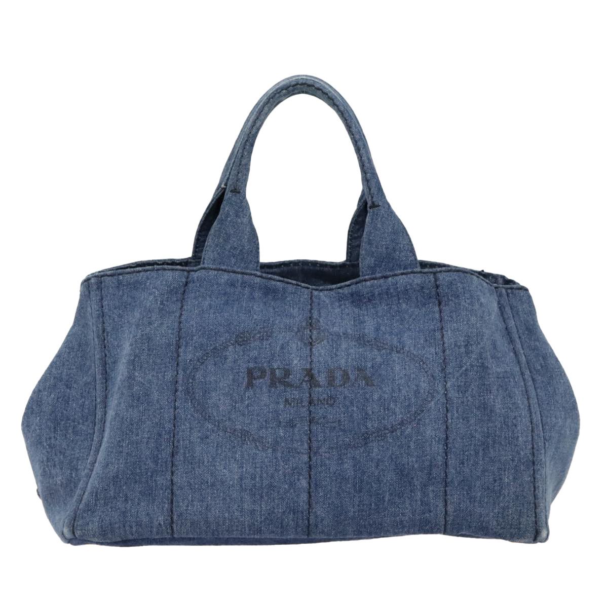 Canapa Navy Denim Jeans Tote Bag (Pre-Owned)