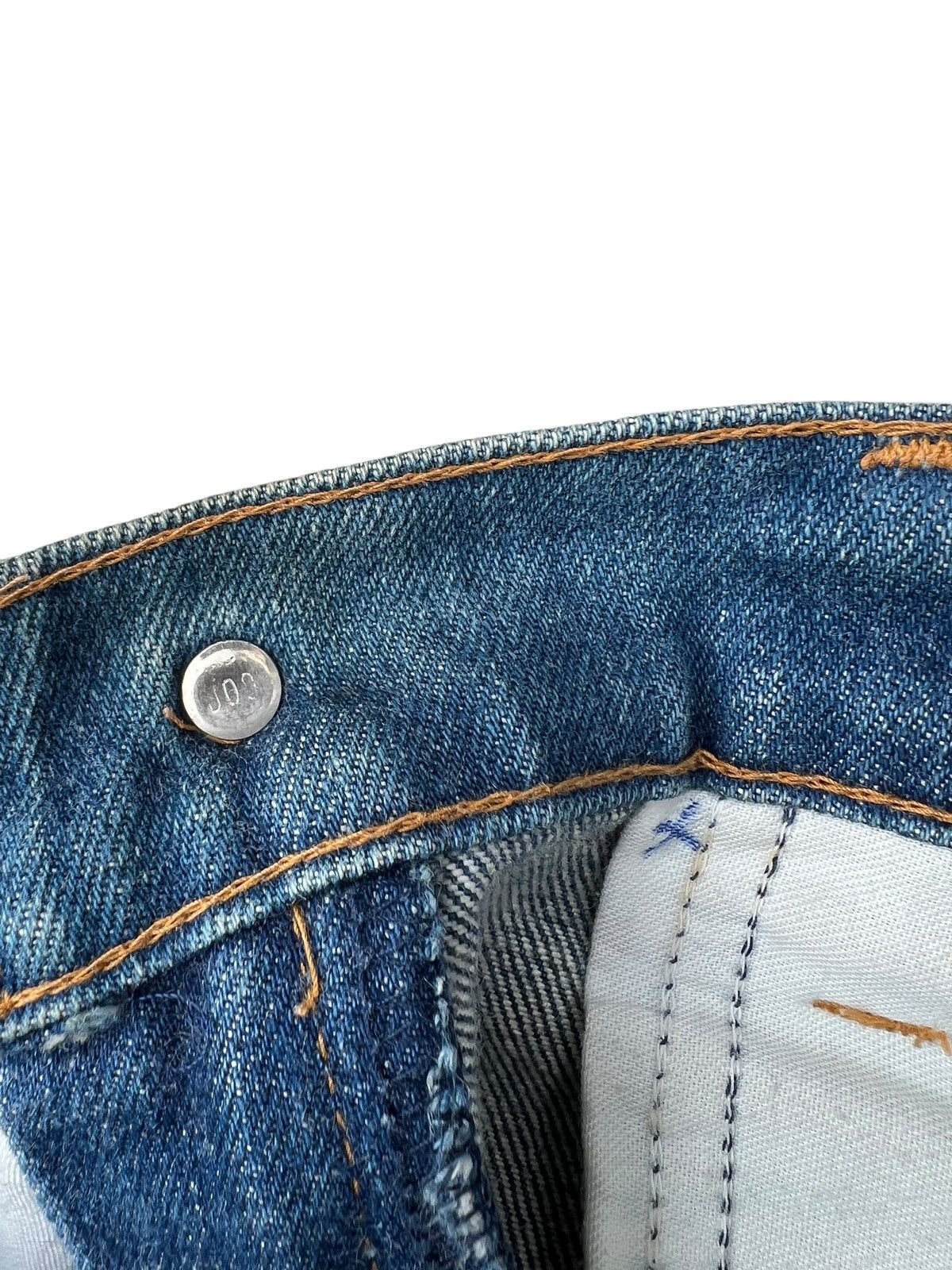 Levi's Dirty Mud VTG 1991 Levi’s 646 Distress Denim Bootcut Jeans Size US 29 - 20 Thumbnail