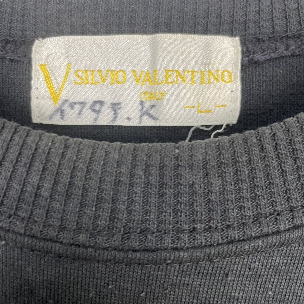 Designer × Vintage Vintage Hoodie/sweater SILVIO VALENTINO ITALY BIG LOGO Size US S / EU 44-46 / 1 - 8 Thumbnail