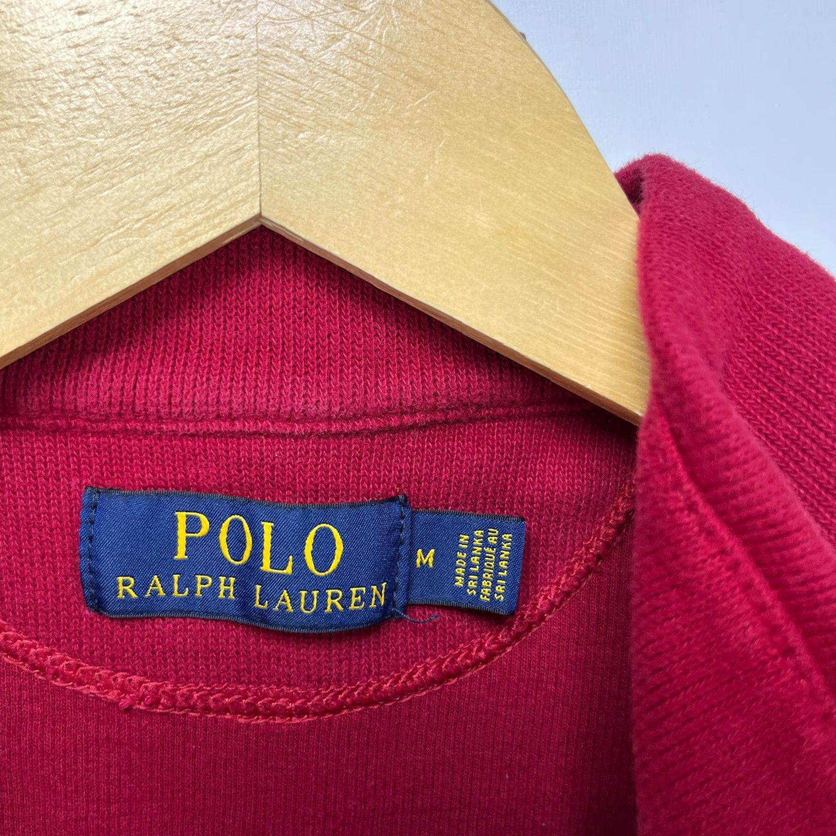 Ralph Lauren VINTAGE Polo Ralph Lauren Pony Vest Zip Up Shirt M Red Mens Sweater Size US M / EU 48-50 / 2 - 6 Thumbnail