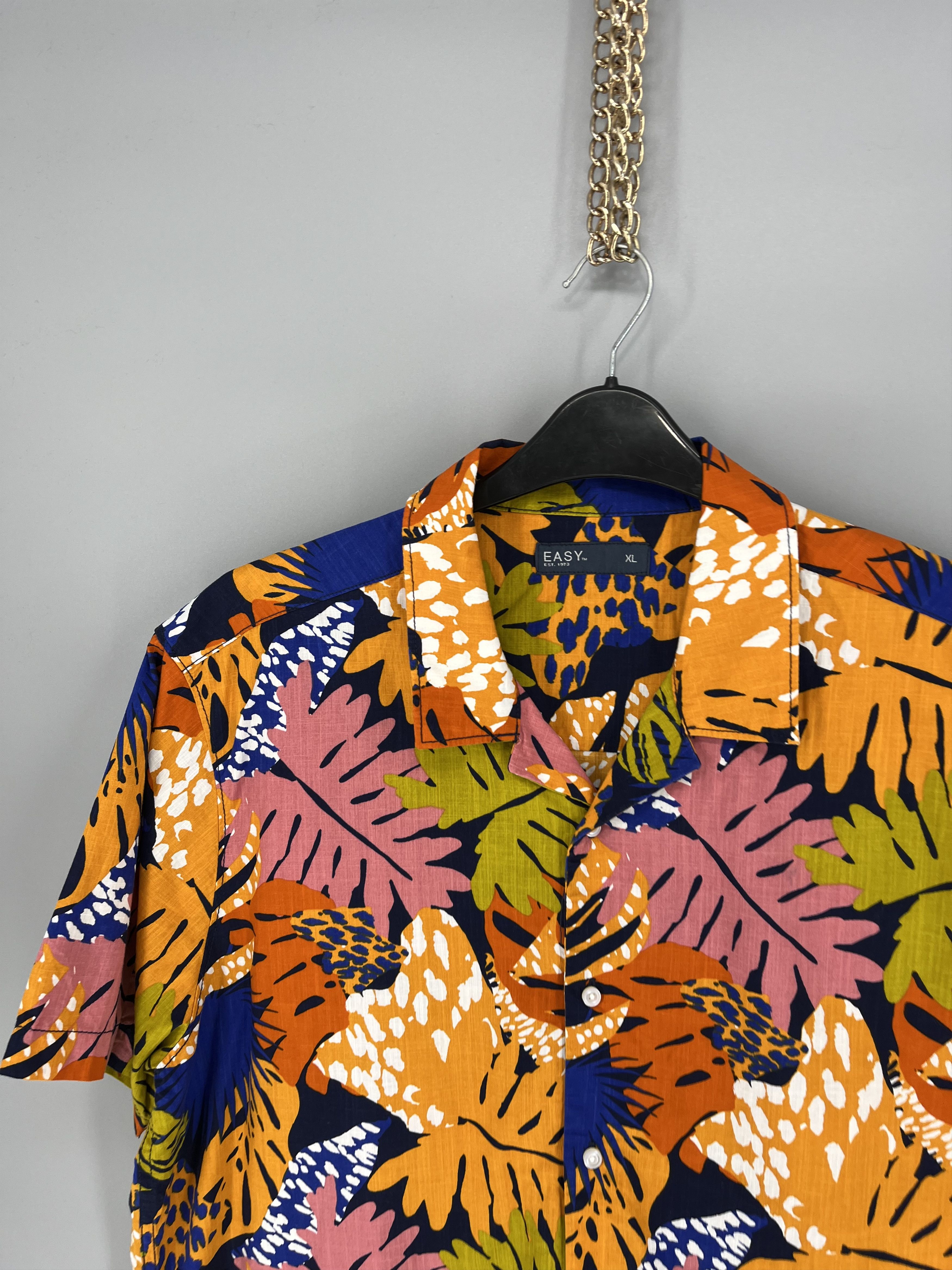 Vintage Vintage Hawaiian Company Flower Silk Shirt Size US XL / EU 56 / 4 - 7 Thumbnail