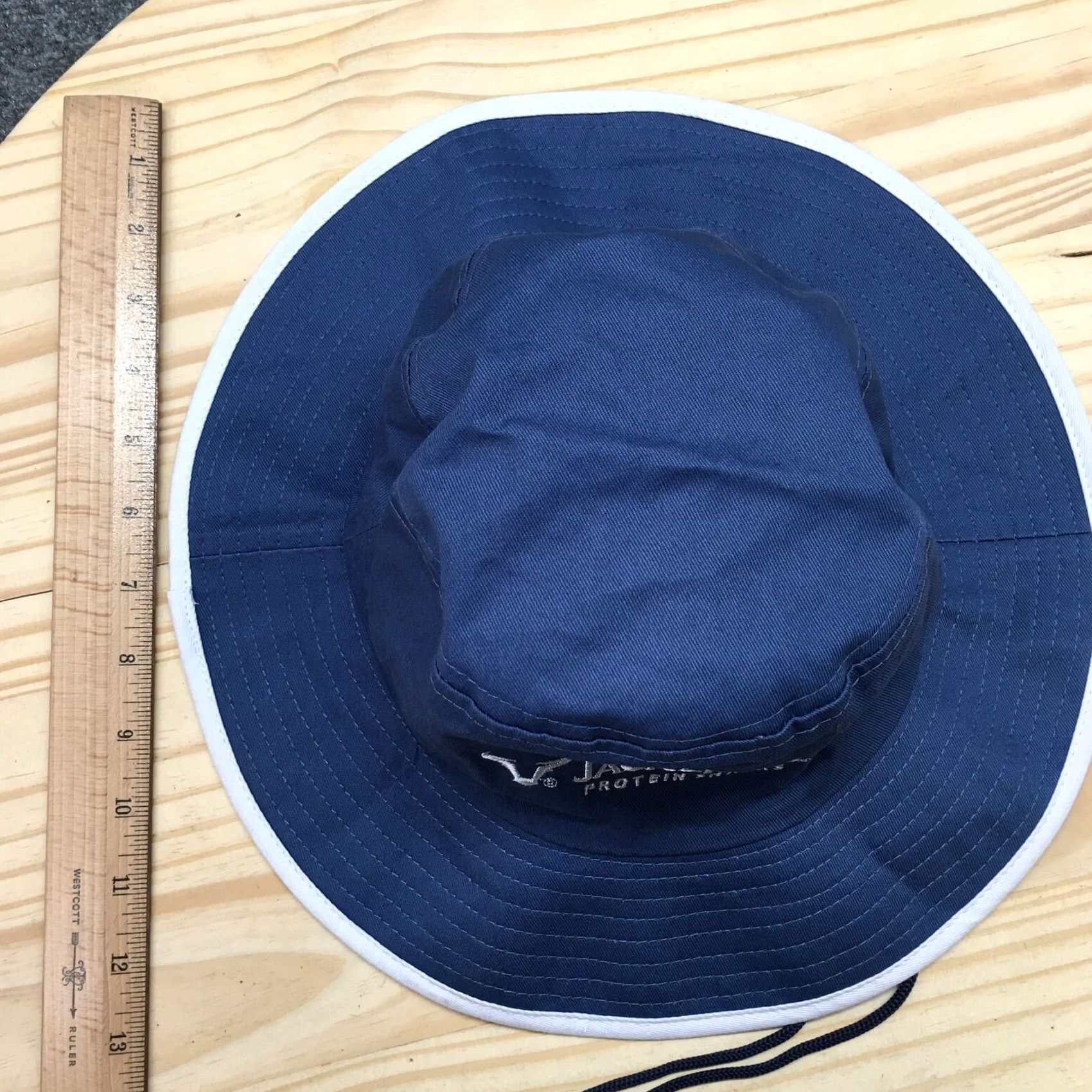 Vintage Minnesota Timberwolves Bucket Hat Mens Blue OS Fitted Wide Brim Embroidered Logo Size ONE SIZE - 4 Thumbnail