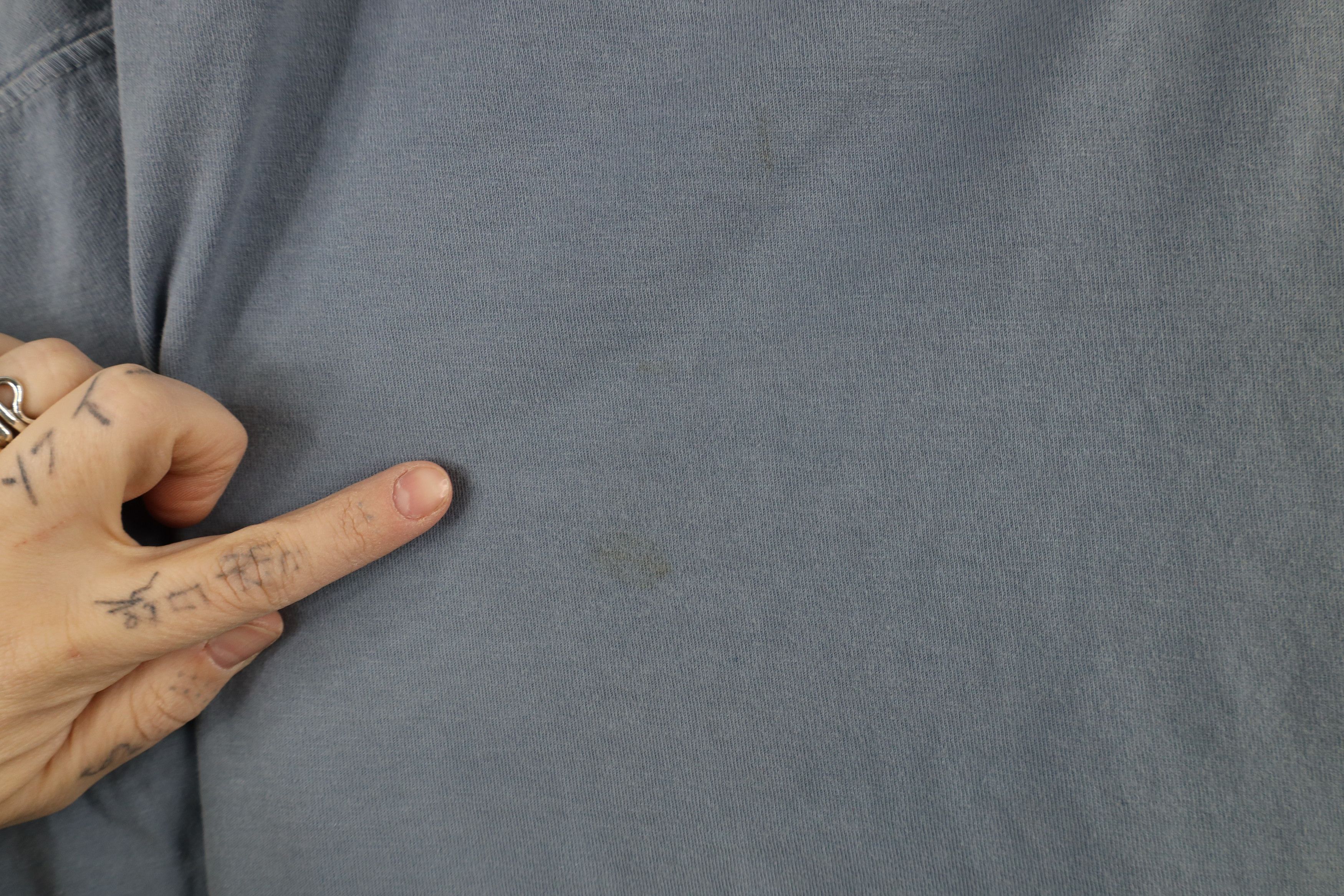 Vintage Vintage 90s Y2K Streetwear Stonewash Long Sleeve T-Shirt Size US XXL / EU 58 / 5 - 4 Thumbnail