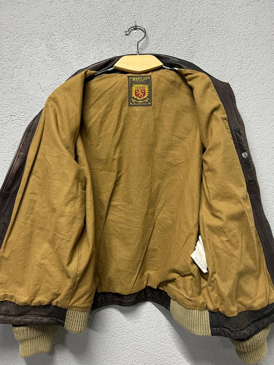 Replay Vintage Replay Hell Drivers Club mens leather jacket M Size US M / EU 48-50 / 2 - 13 Thumbnail
