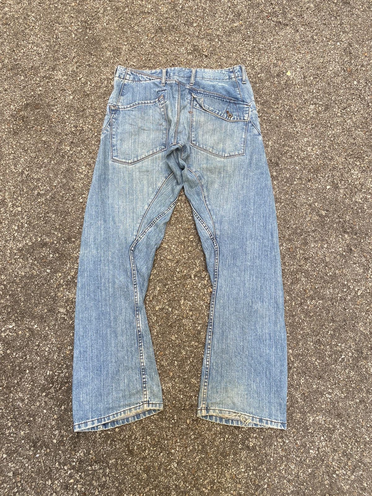 Volcom Curv Leg Baggy Volcom Stone Boardwear Skateboard Denim Jeans Size US 33 - 6 Thumbnail