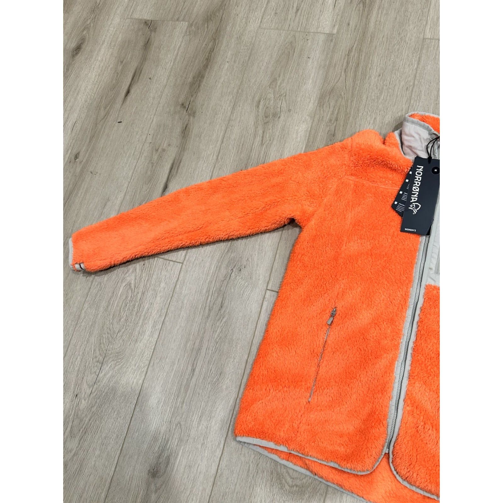 Vintage Norrona Femund Warm3 Fleece Jacket Womens Medium Full Zip Orange NWT Sample Size M / US 6-8 / IT 42-44 - 4 Thumbnail