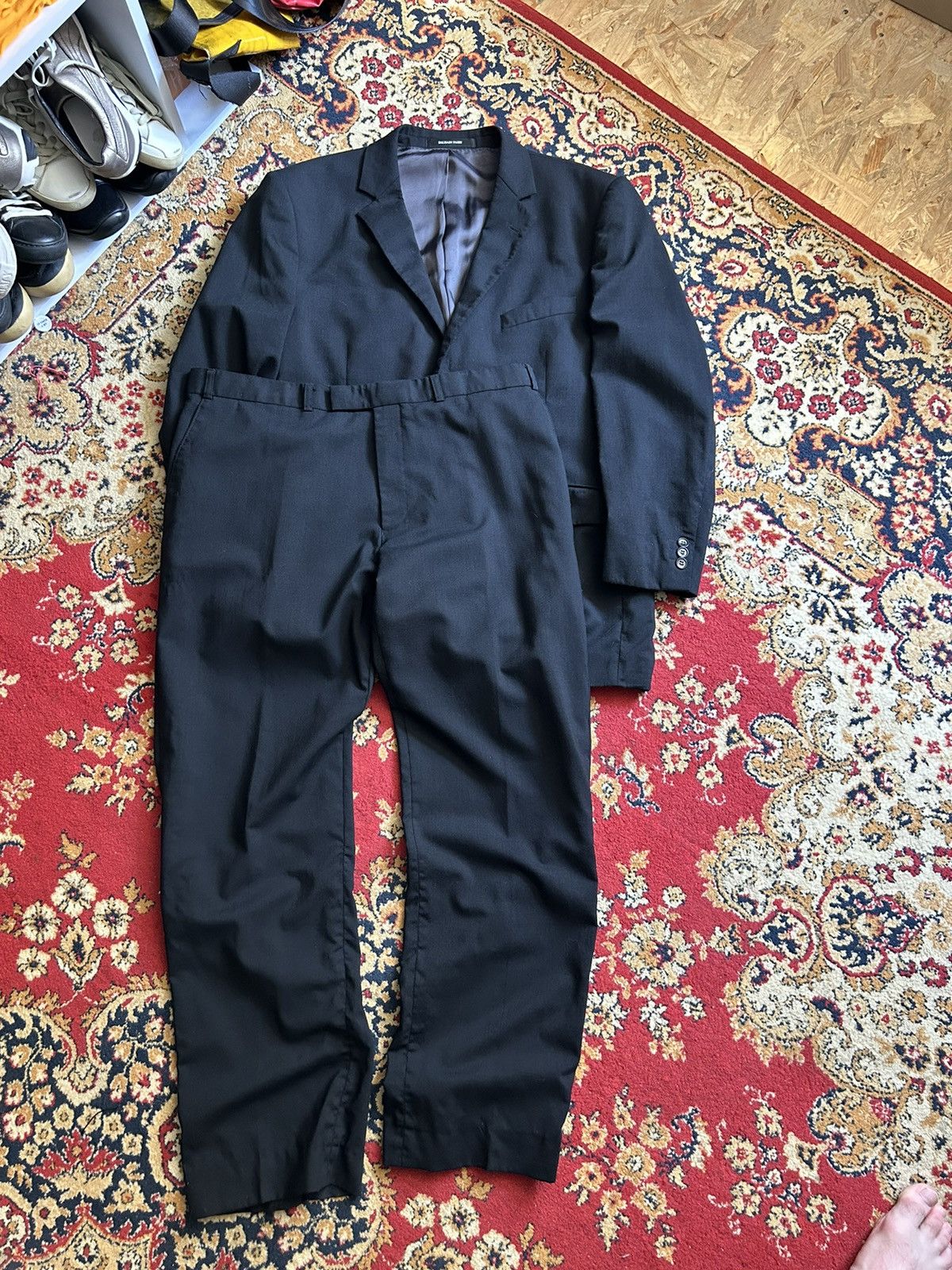 Balmain Balmain Paris classic suit blazer and pants Size 52R - 1 Thumbnail