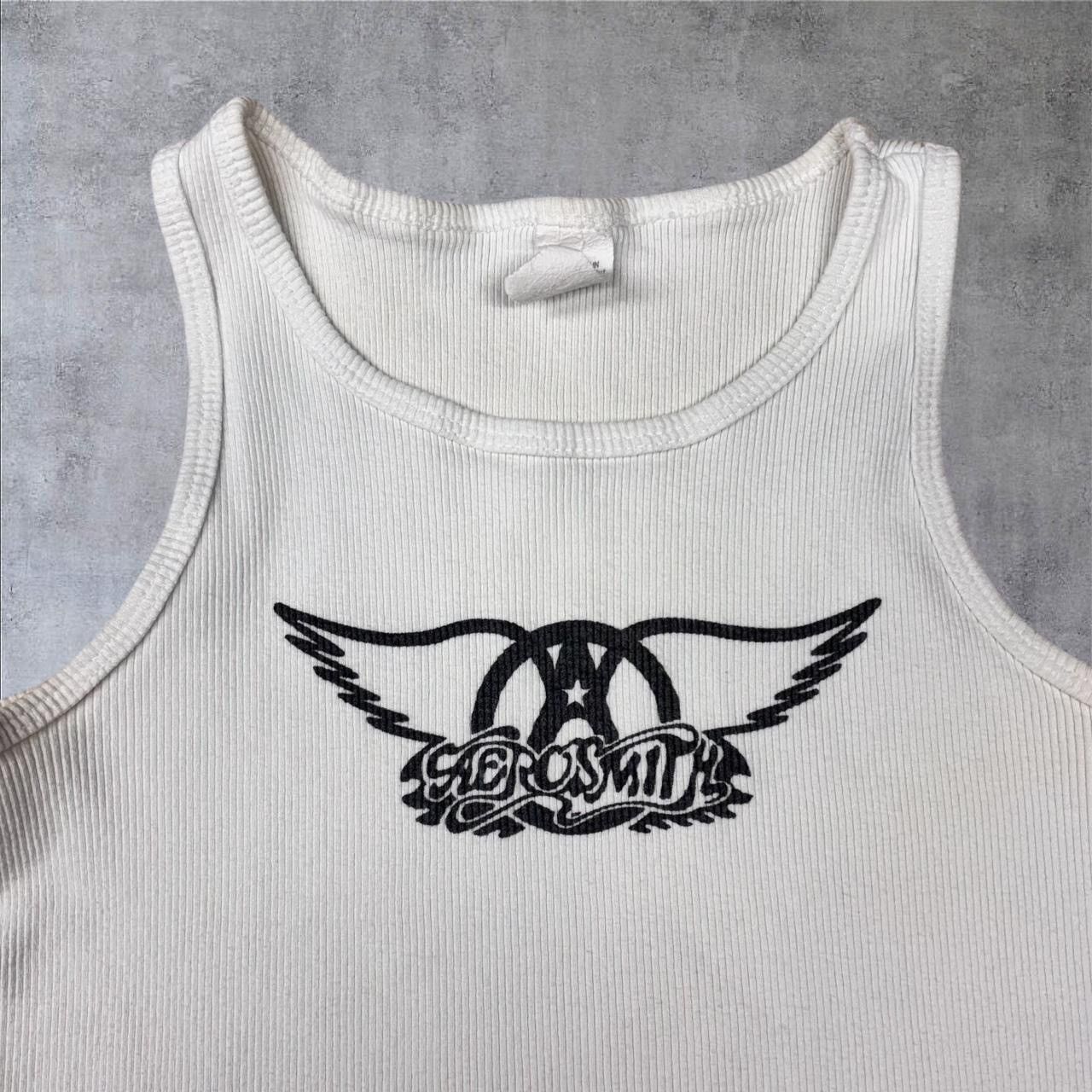 Vintage Vintage Aerosmith Tanktop Size L / US 10 / IT 46 - 2 Thumbnail