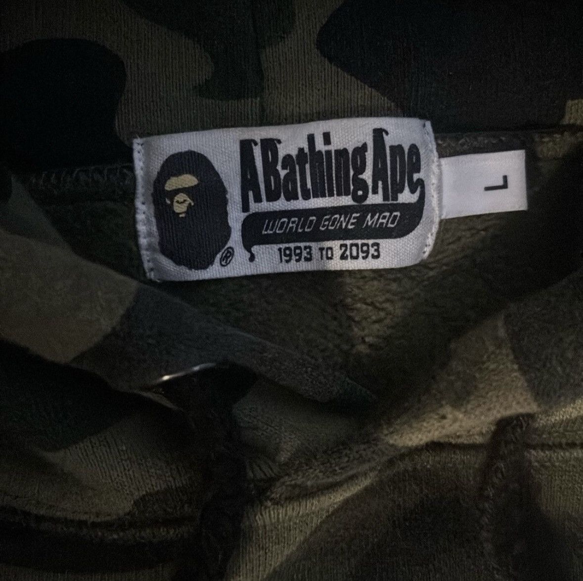 Bape Bape 1st camo kanji pullover hoodie Size US L / EU 52-54 / 3 - 5 Thumbnail