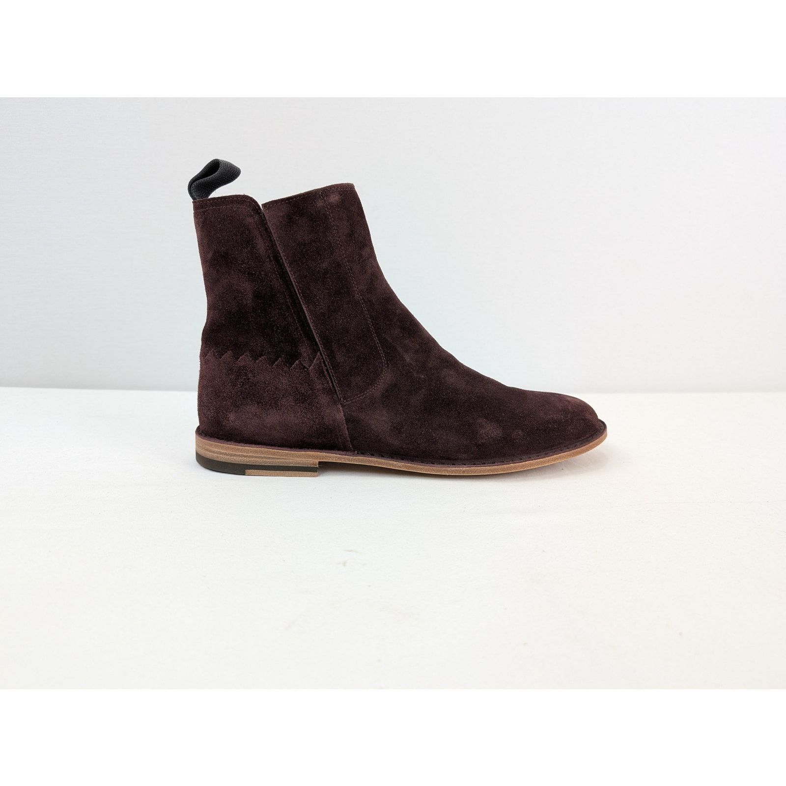 Bottega Veneta o1rshd1 Chelsea Boots in Burgundy Suede Size US 8.5 / EU 41-42 - 5 Thumbnail