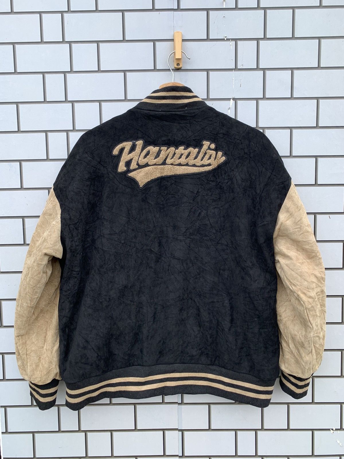 Japanese Brand Japanese Brand in the attic homme Velvet Varsity Jacket Size US L / EU 52-54 / 3 - 4 Thumbnail