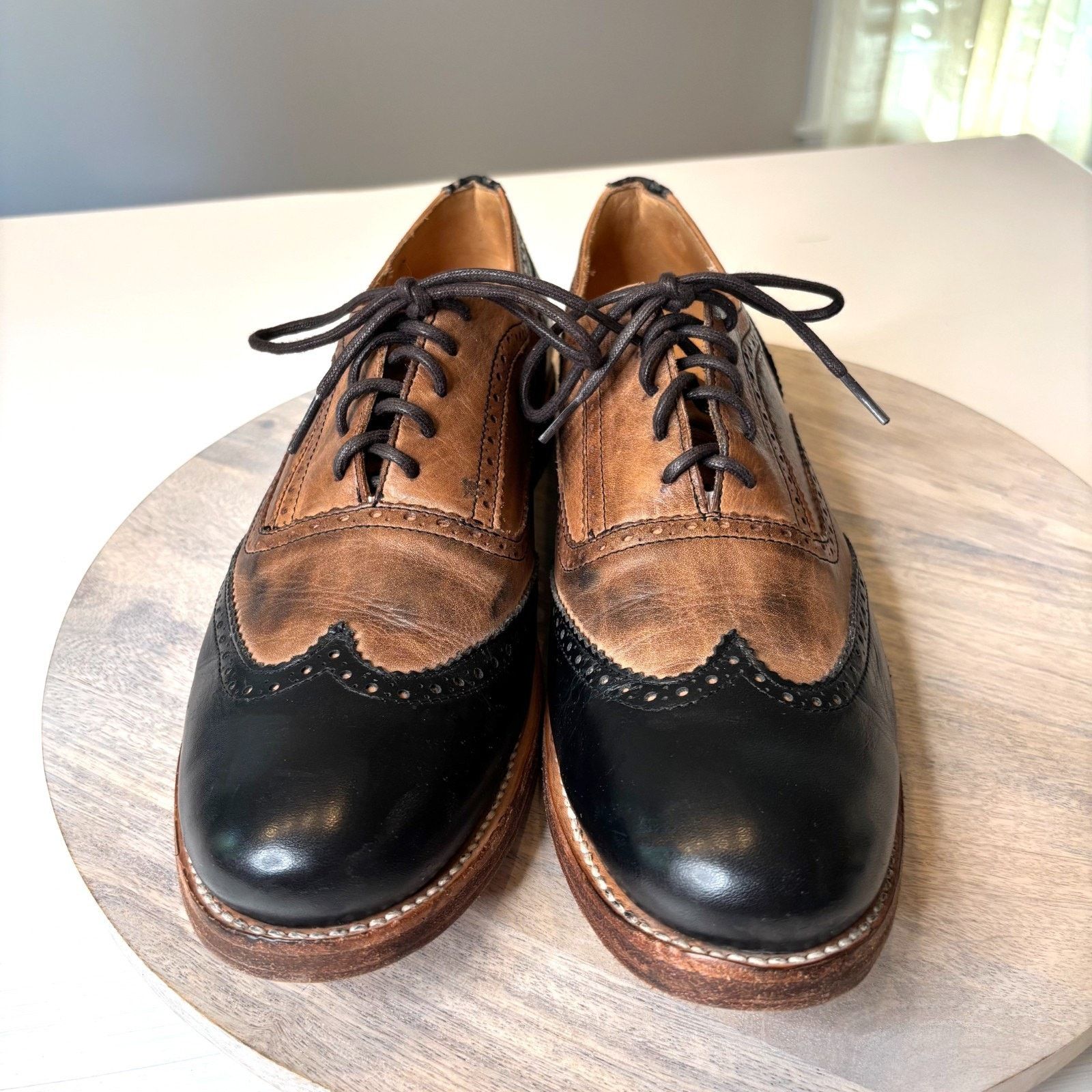 Bed Stu Bed Stu Cobbler Series Wingtip Oxford Shoes Men’s Size 11 Size US 11 / EU 44 - 4 Thumbnail