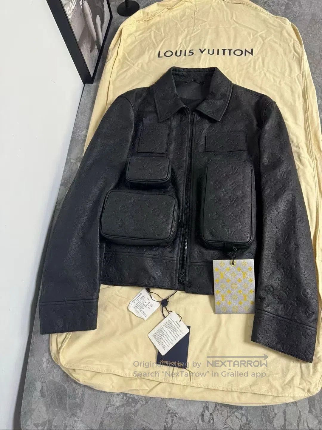 Louis Vuitton Louis Vuitton Black Monogram All-Over Print Multi-Pocket L Size US M / EU 48-50 / 2 - 1 Thumbnail