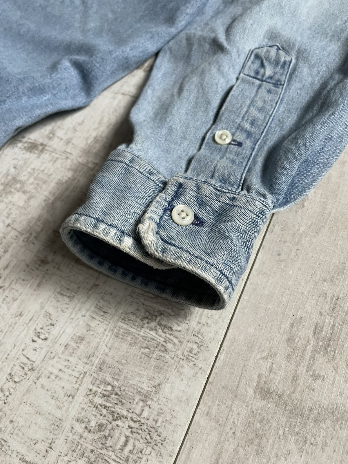 Polo Ralph Lauren × Vintage Polo Ralph Lauren Vintage Shirts Y2K Denim Jeans Faded Size US M / EU 48-50 / 2 - 8 Thumbnail