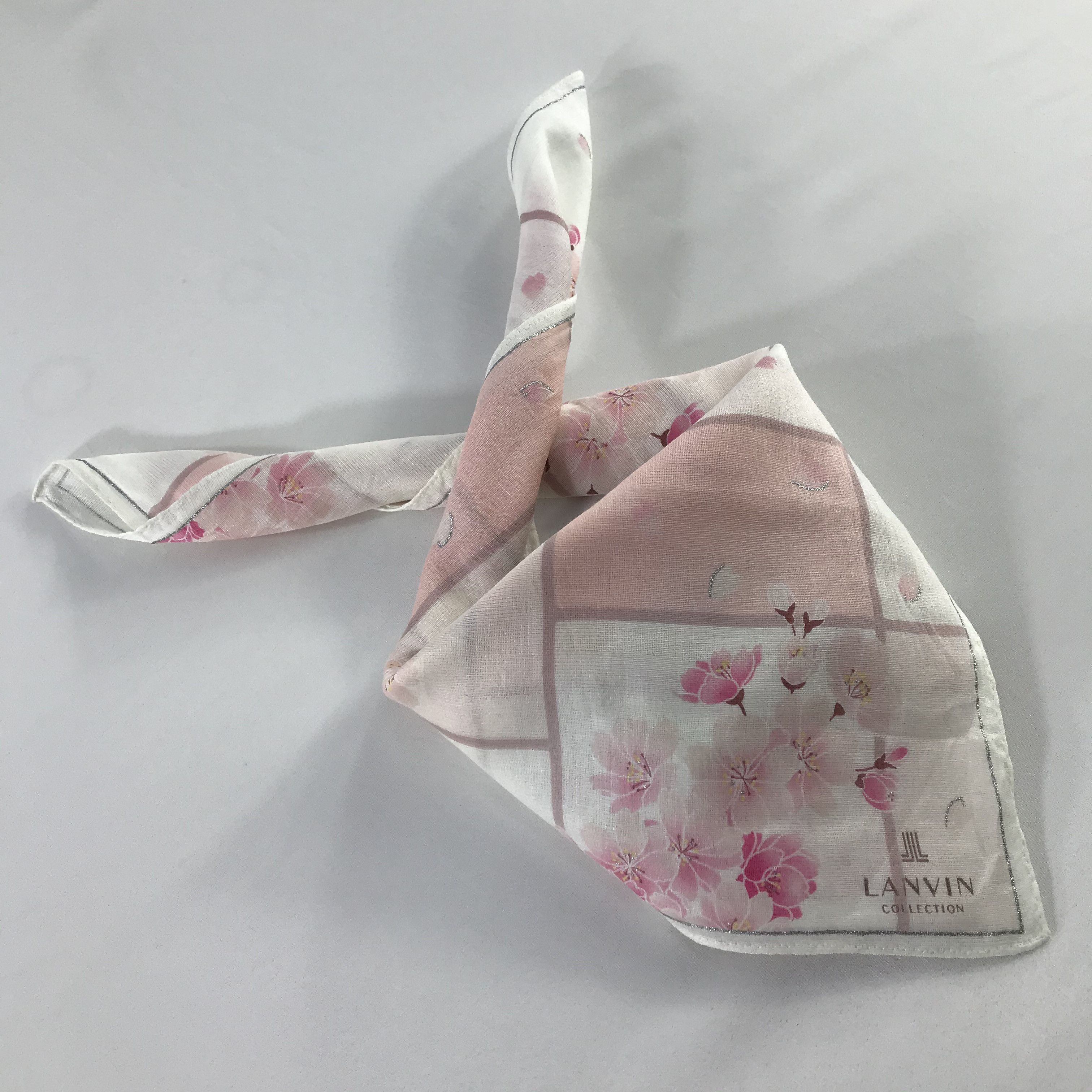 Lanvin × Vintage Lanvin Bandana / Handkerchief / Neckerchief - S960 Size ONE SIZE - 4 Thumbnail