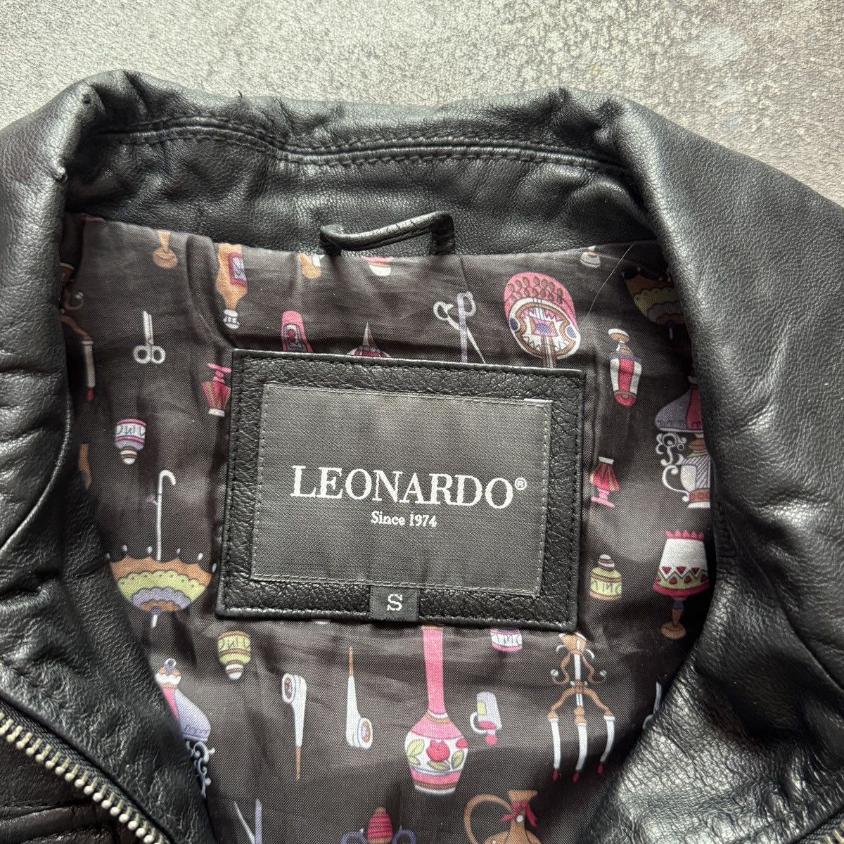 If Six Was Nine Avant Garde Vintage Y2K Multi-pocket Leather Bomber Jacket Size S / US 4 / IT 40 - 11 Thumbnail