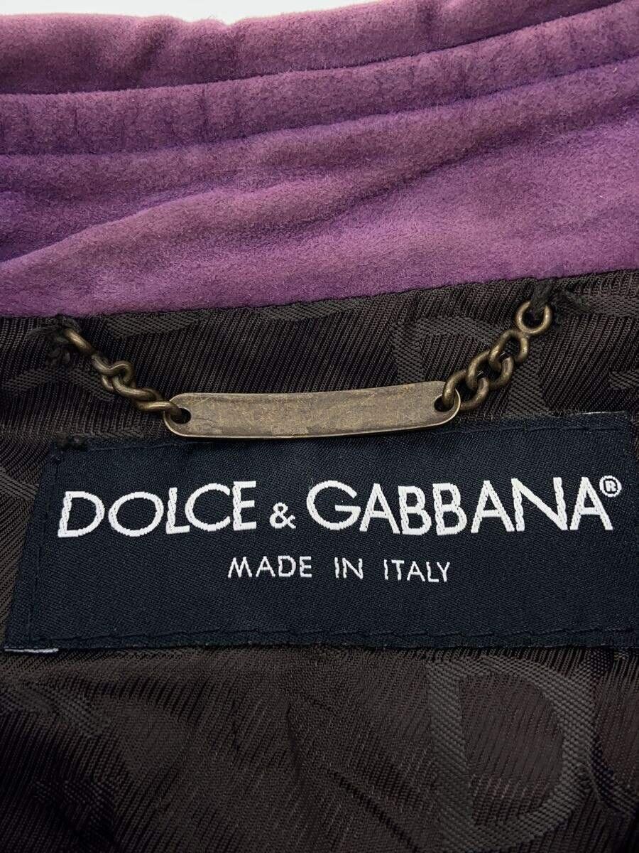 Dolce & Gabbana Goat Skin Leather Utility Blouson Jacket Size US S / EU 44-46 / 1 - 4 Thumbnail