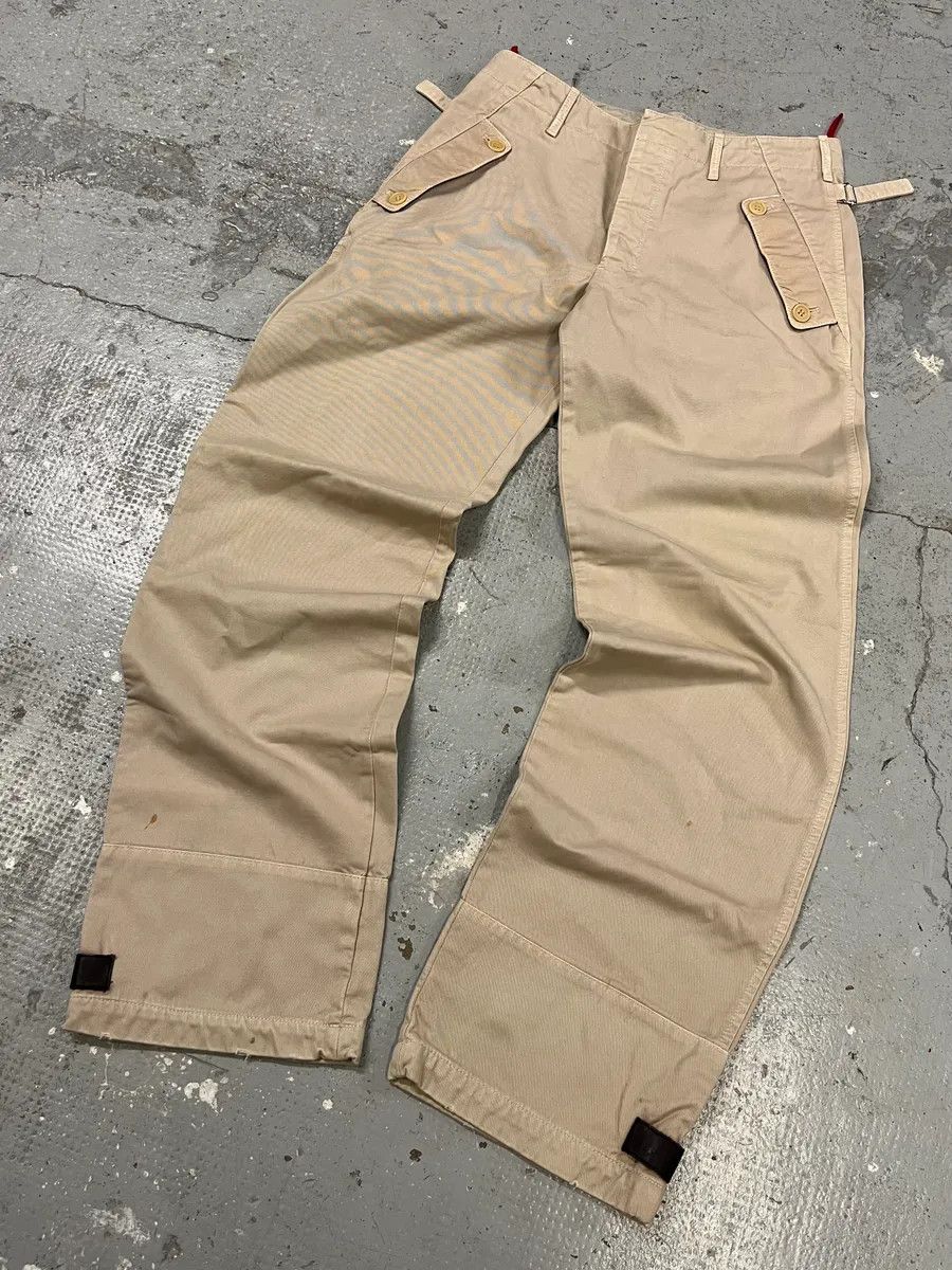 Prada × Vintage 2000s Prada Beige Contemporary Utility Pants Size US 30 / EU 46 - 5 Thumbnail