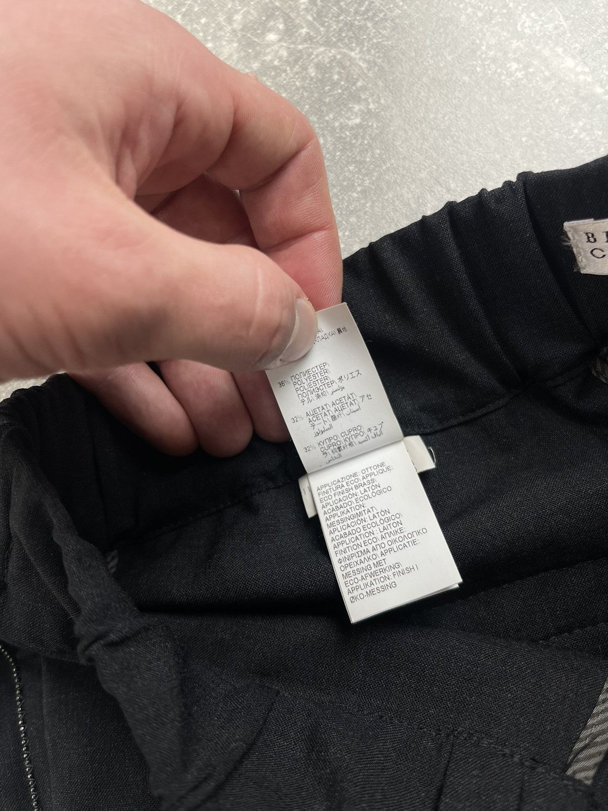 Brunello Cucinelli Brunello Cucinelli Black Wool Tapered Pants Elegant Tailored Size 27" / US 4 / IT 40 - 19 Thumbnail