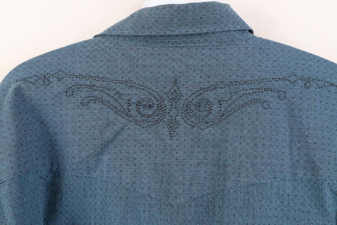 Wrangler Vintage 90s Wrangler Dot Cowboy Western Snap Button Shirt Size US L / EU 52-54 / 3 - 9 Thumbnail