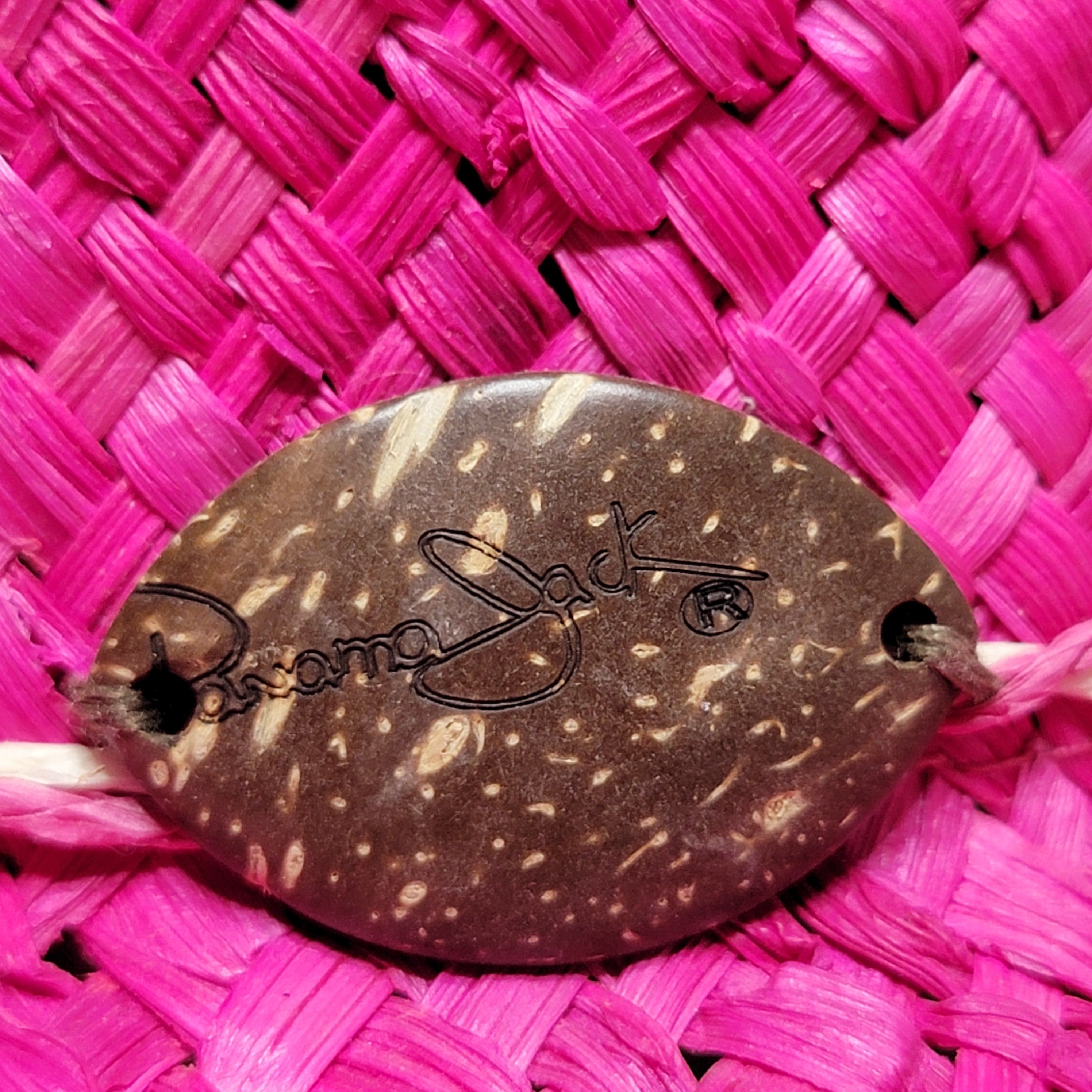 Panama Jack Panama Jack Hot Pink Straw Hat w/ Shells - One Size Size ONE SIZE - 5 Thumbnail